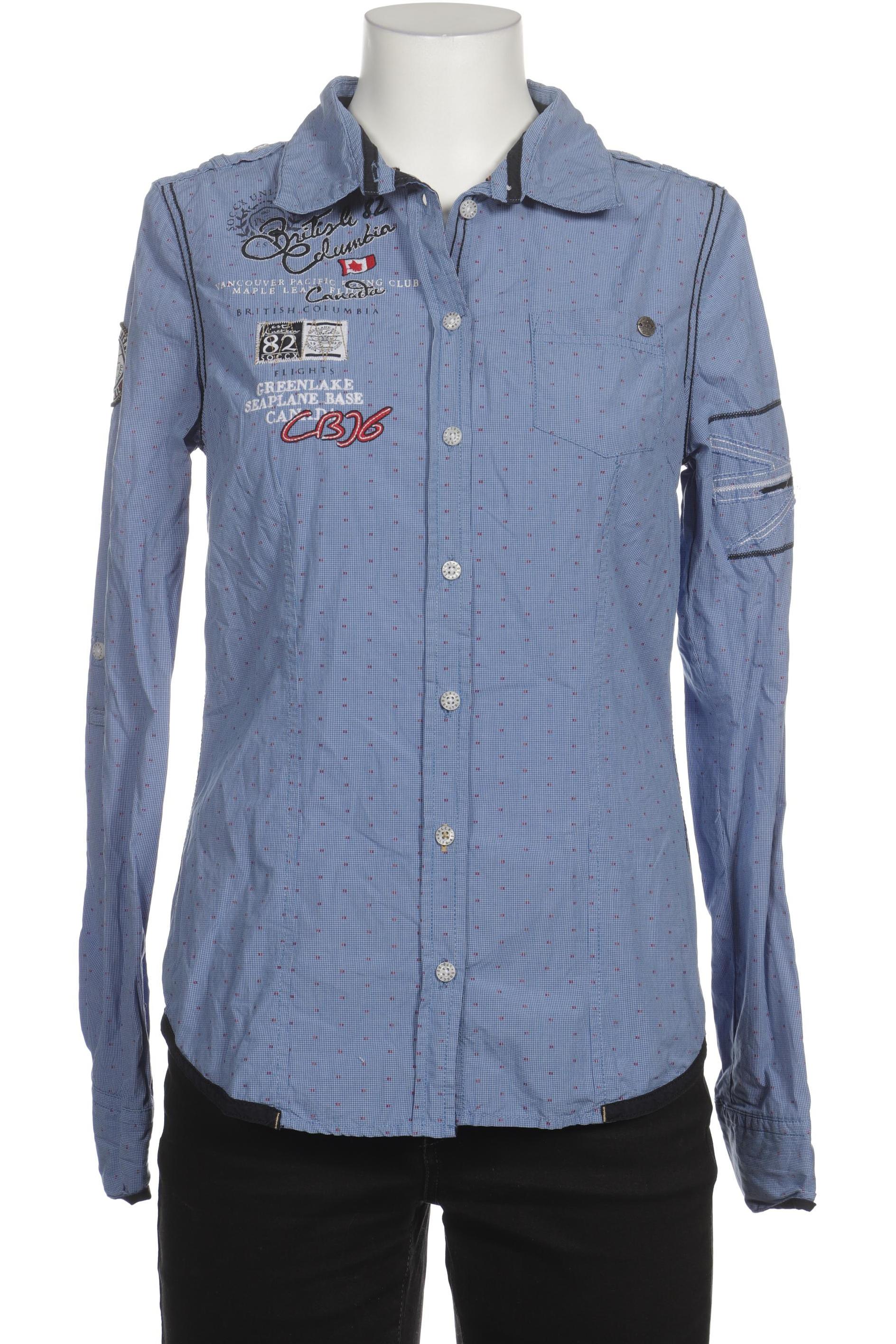 

Soccx Damen Bluse, blau, Gr. 38
