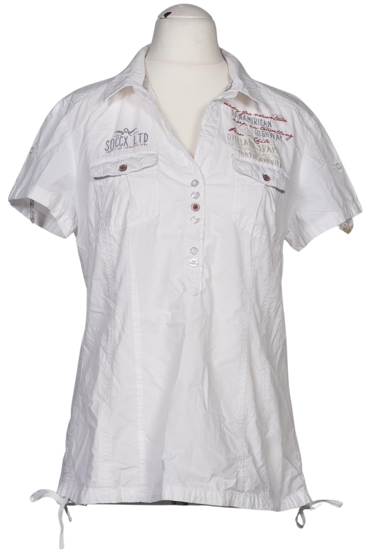 

Soccx Damen Bluse, weiß, Gr. 40