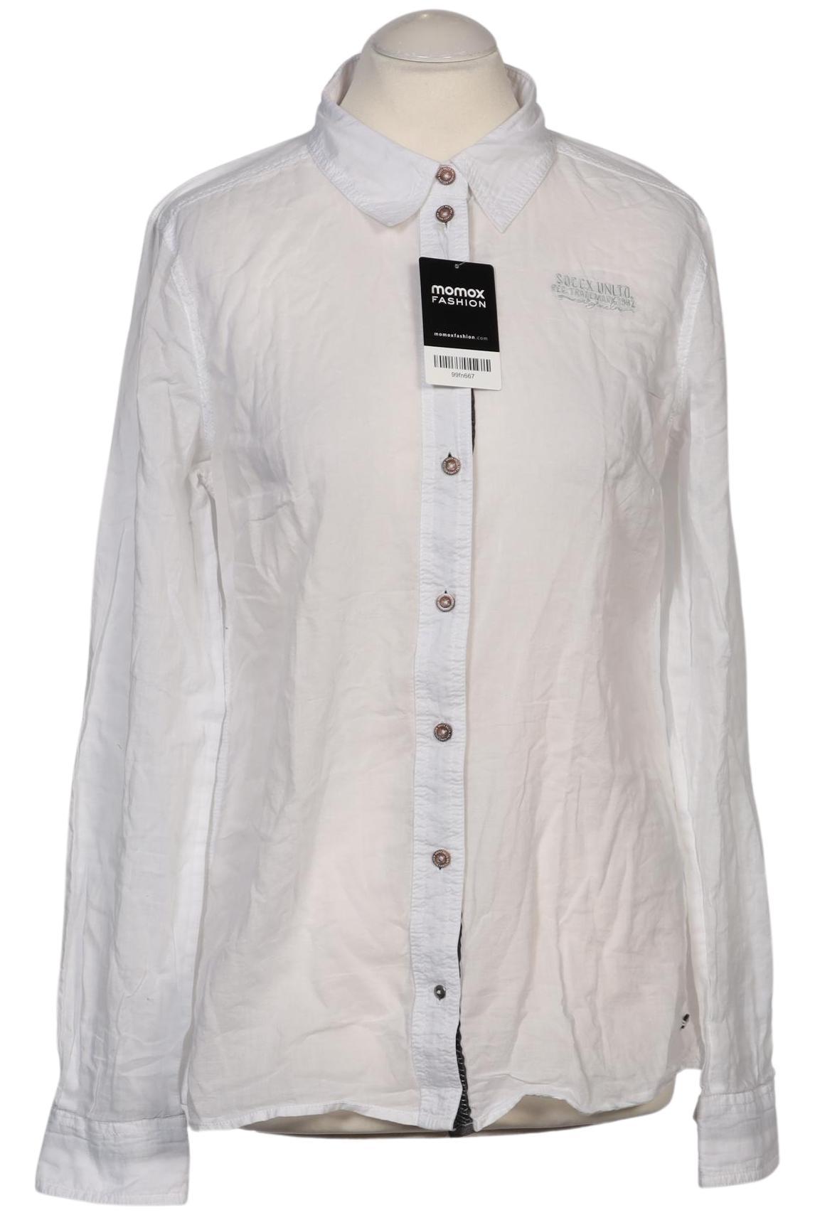 

Soccx Damen Bluse, weiß, Gr. 38