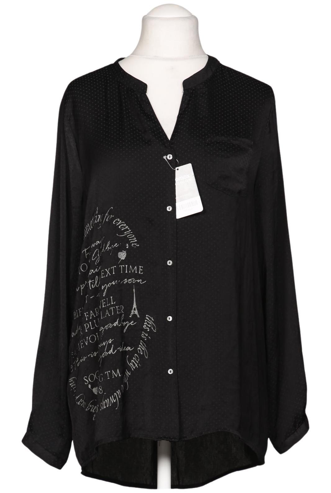 

Soccx Damen Bluse, schwarz, Gr. 44