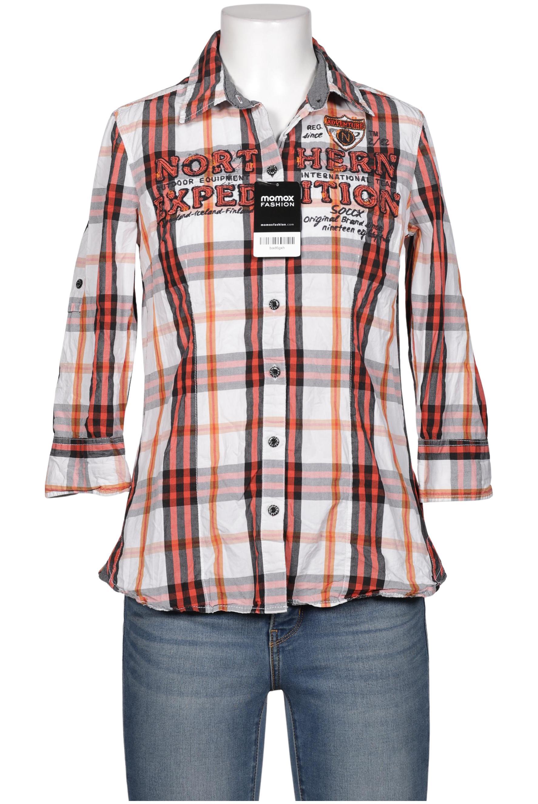 

Soccx Damen Bluse, weiß, Gr. 36