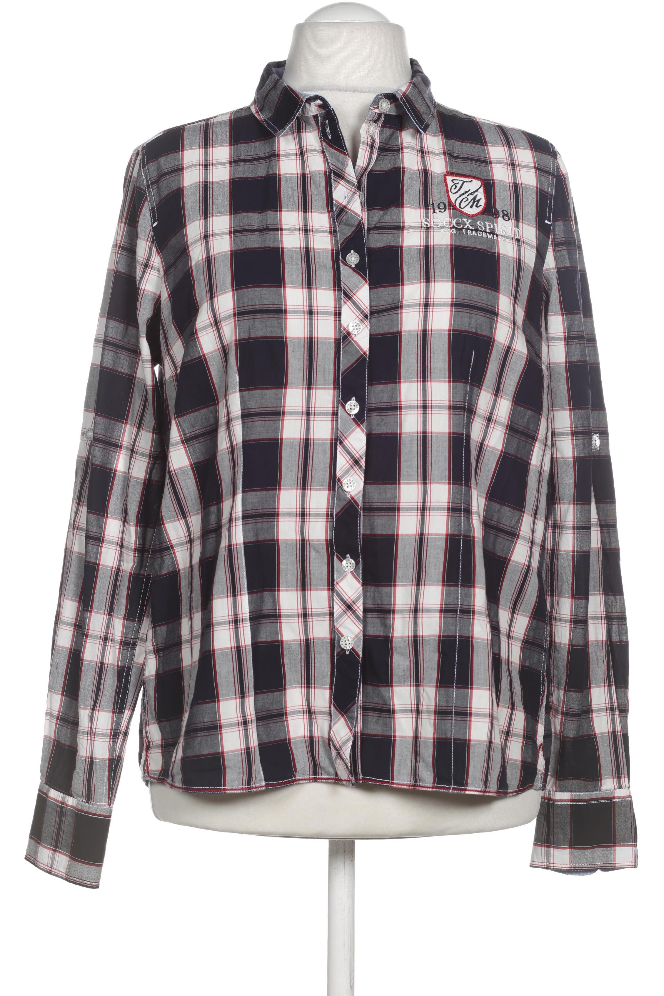 

Soccx Damen Bluse, marineblau, Gr. 42