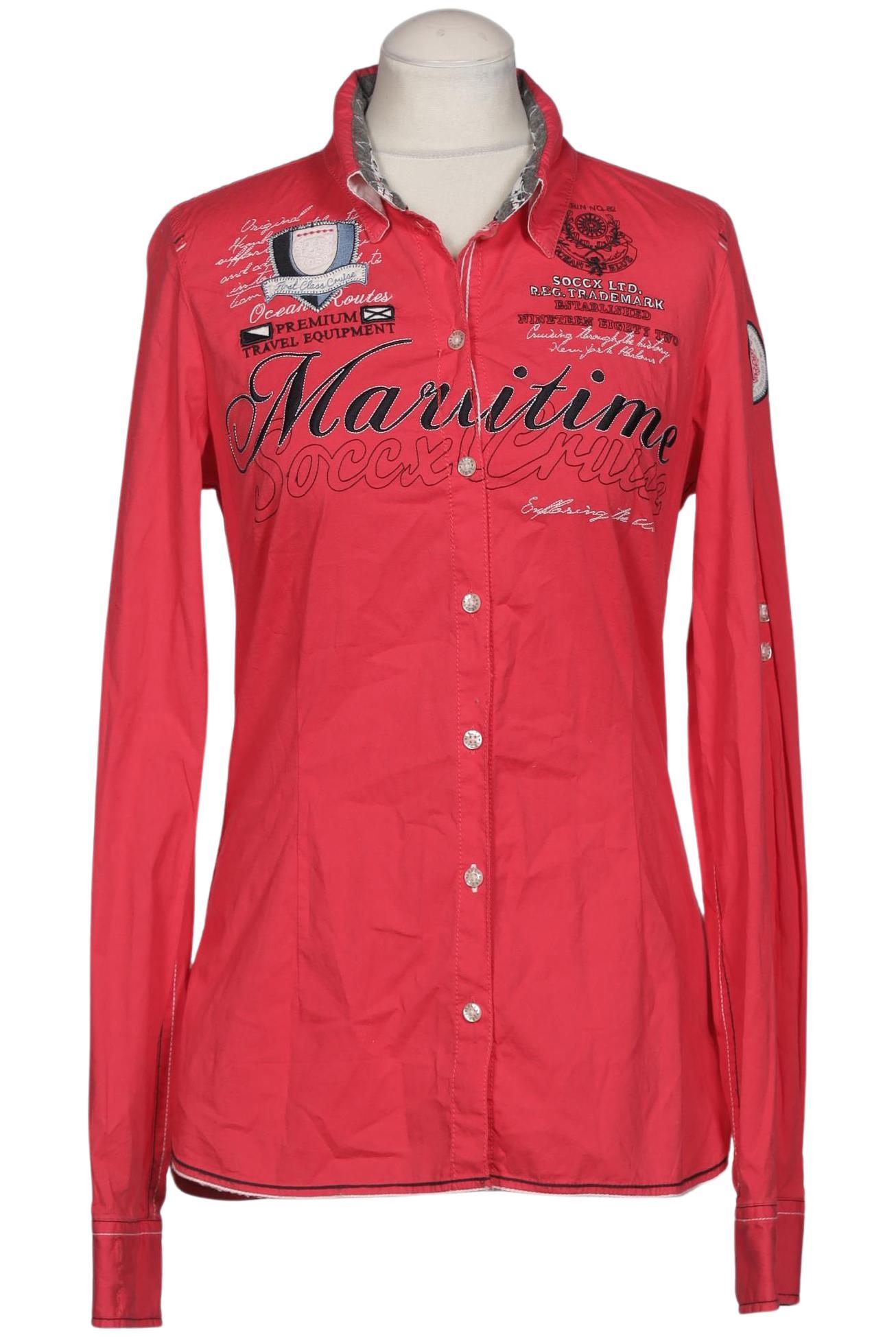 

Soccx Damen Bluse, rot, Gr. 38