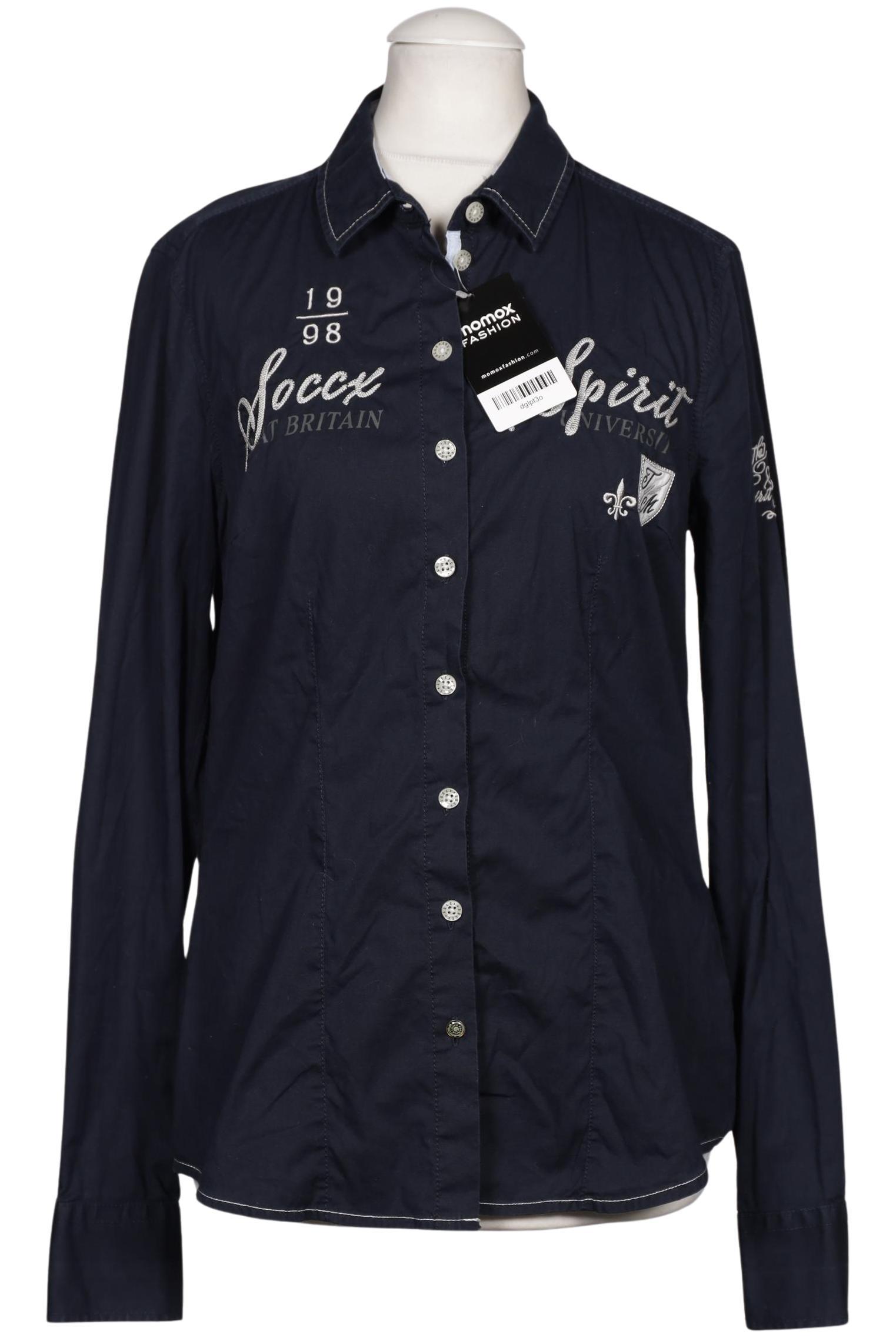 

Soccx Damen Bluse, marineblau, Gr. 36