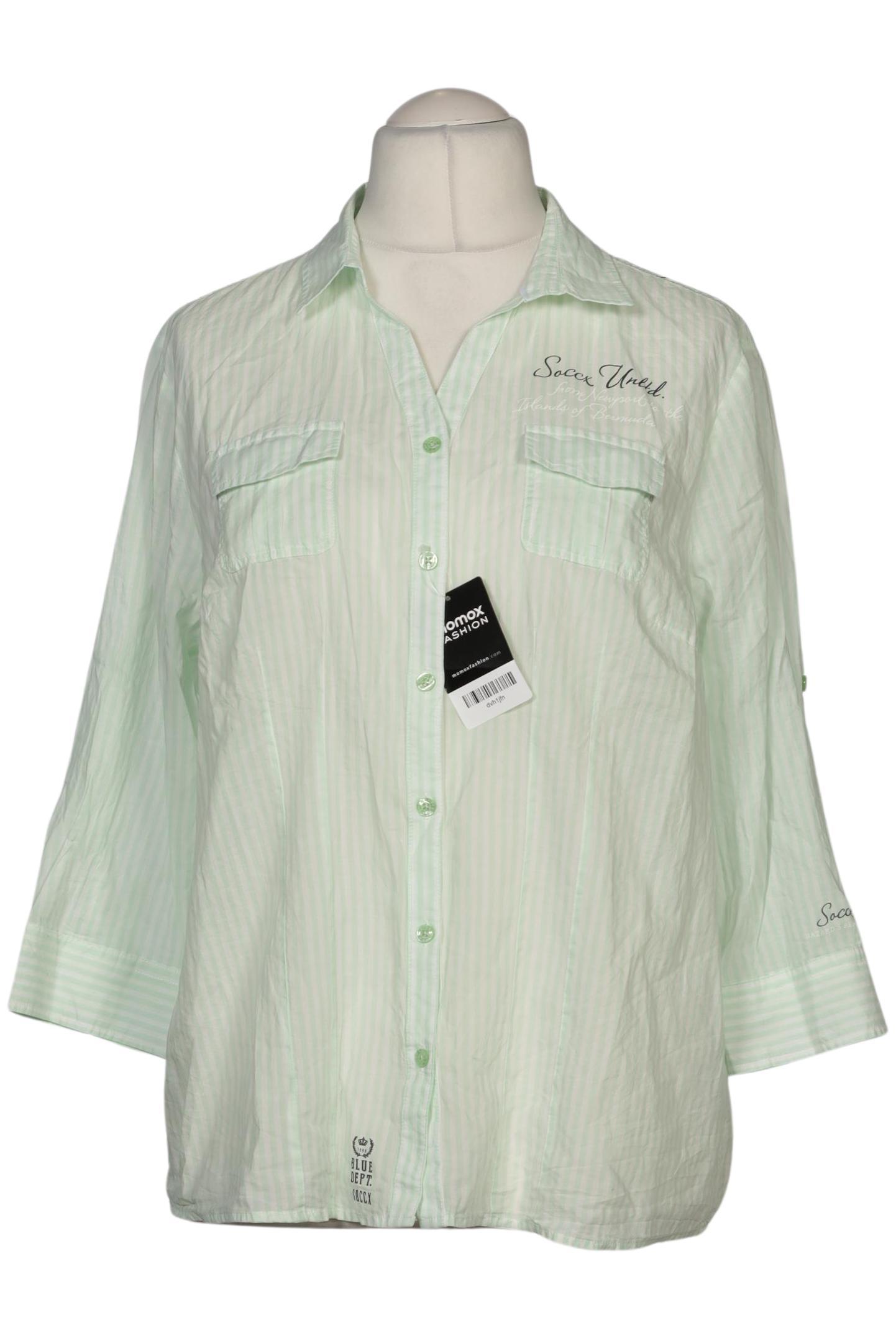 

Soccx Damen Bluse, hellgrün, Gr. 44