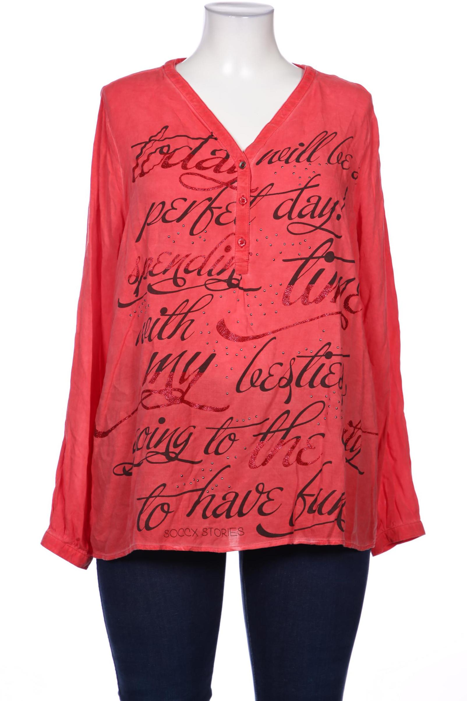 

SOCCX Damen Bluse, rot