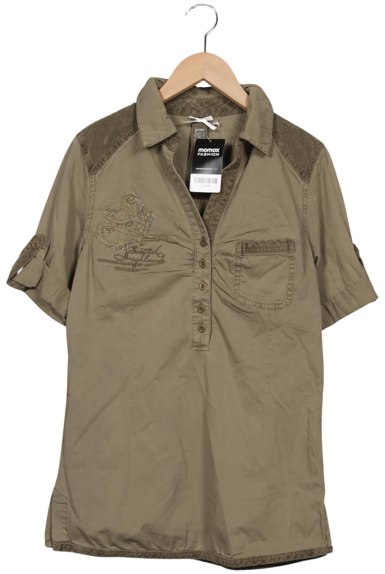 

Soccx Damen Bluse, grün, Gr. 38