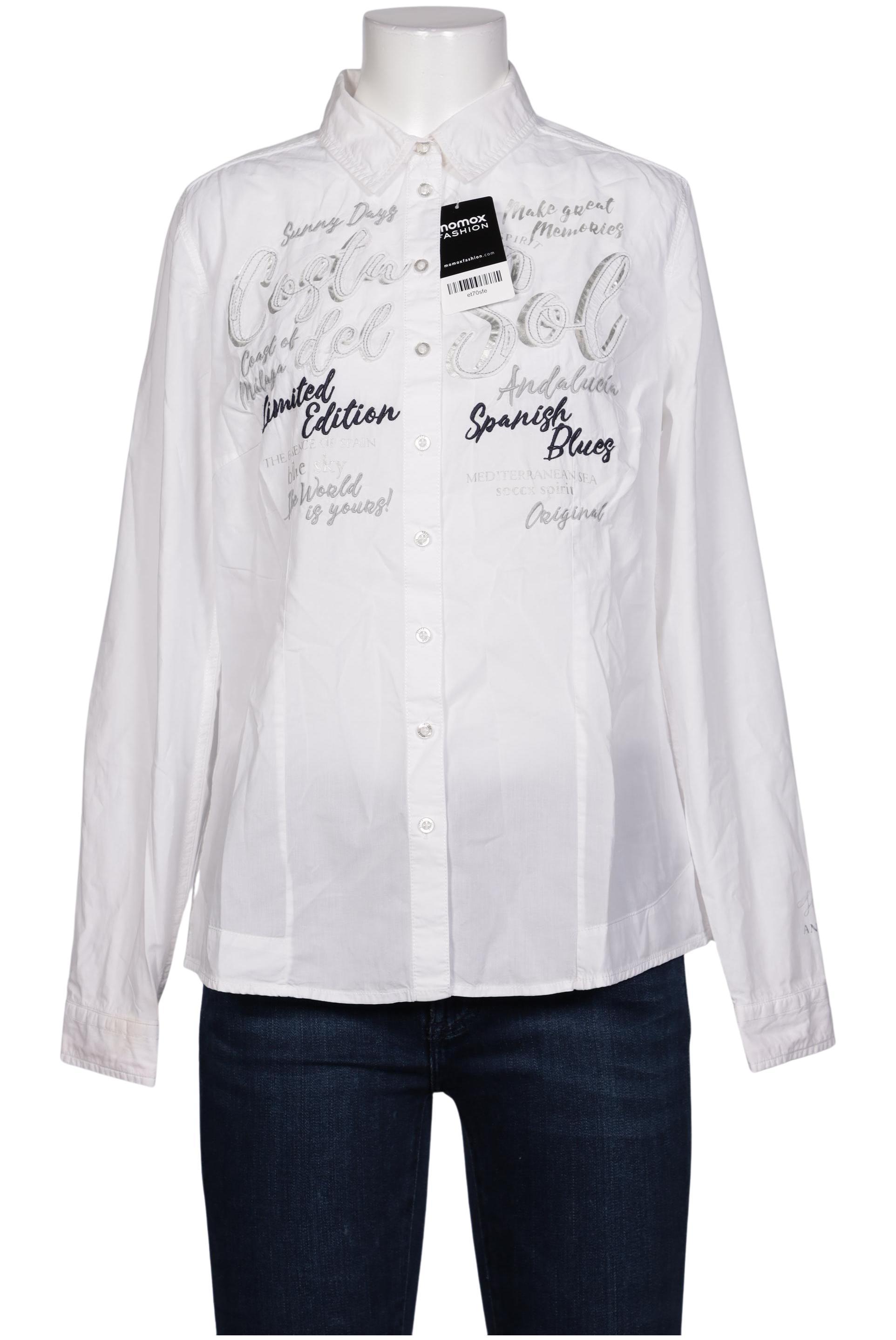 

Soccx Damen Bluse, weiß, Gr. 38