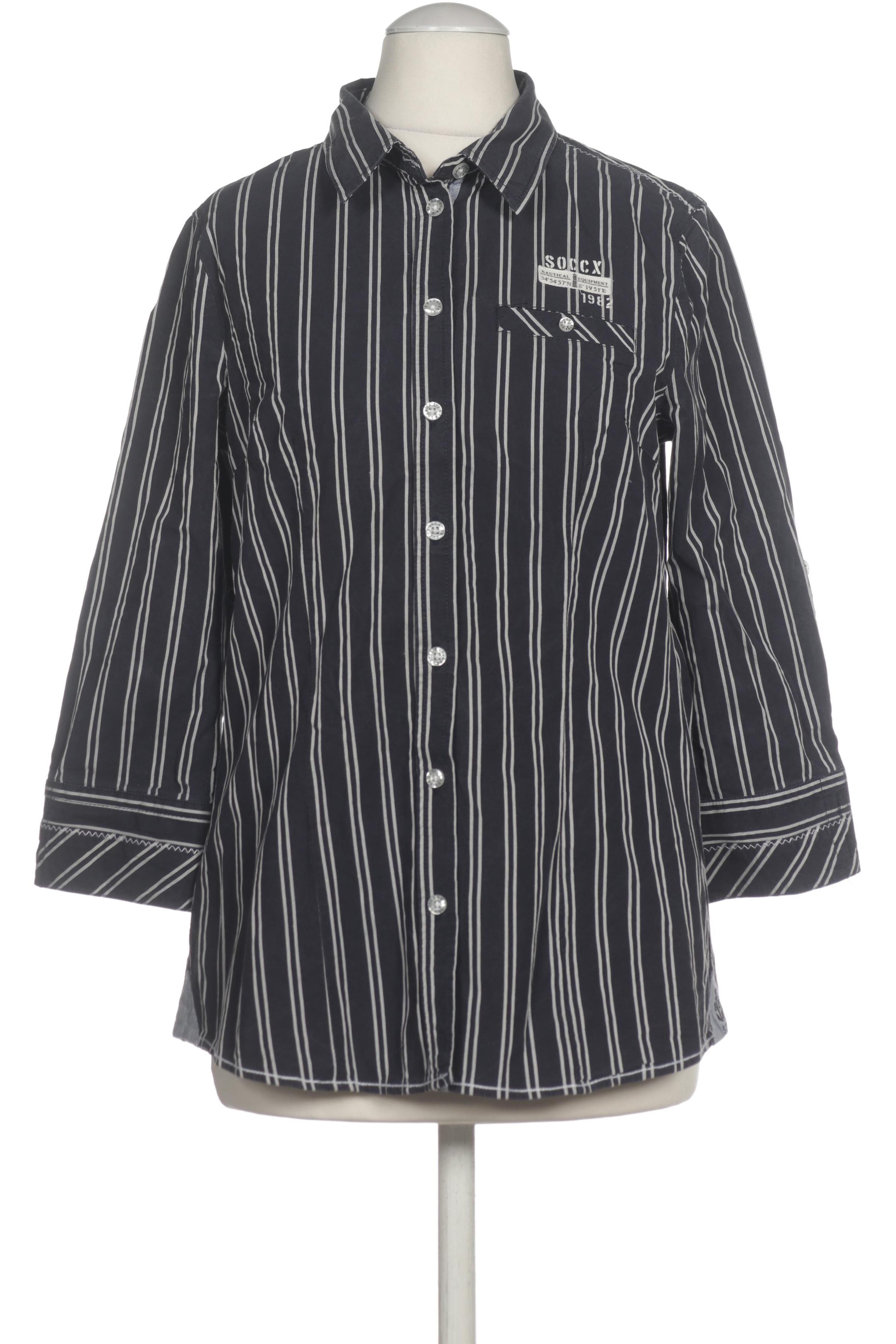 

Soccx Damen Bluse, schwarz, Gr. 36
