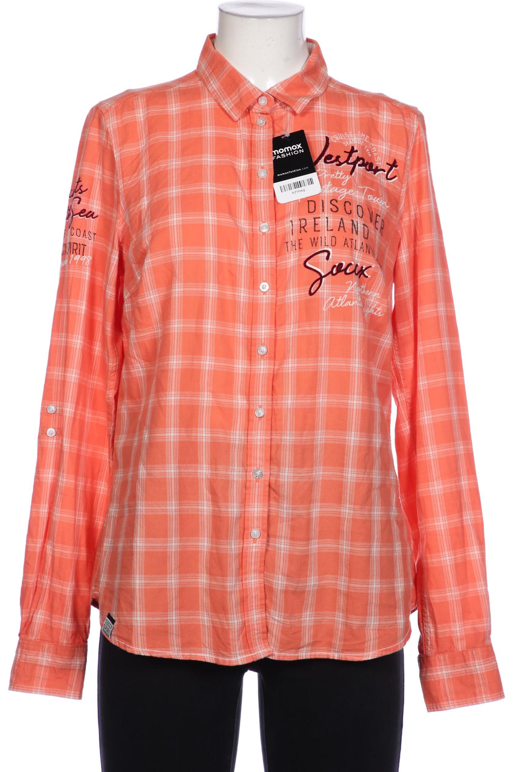 

SOCCX Damen Bluse, orange