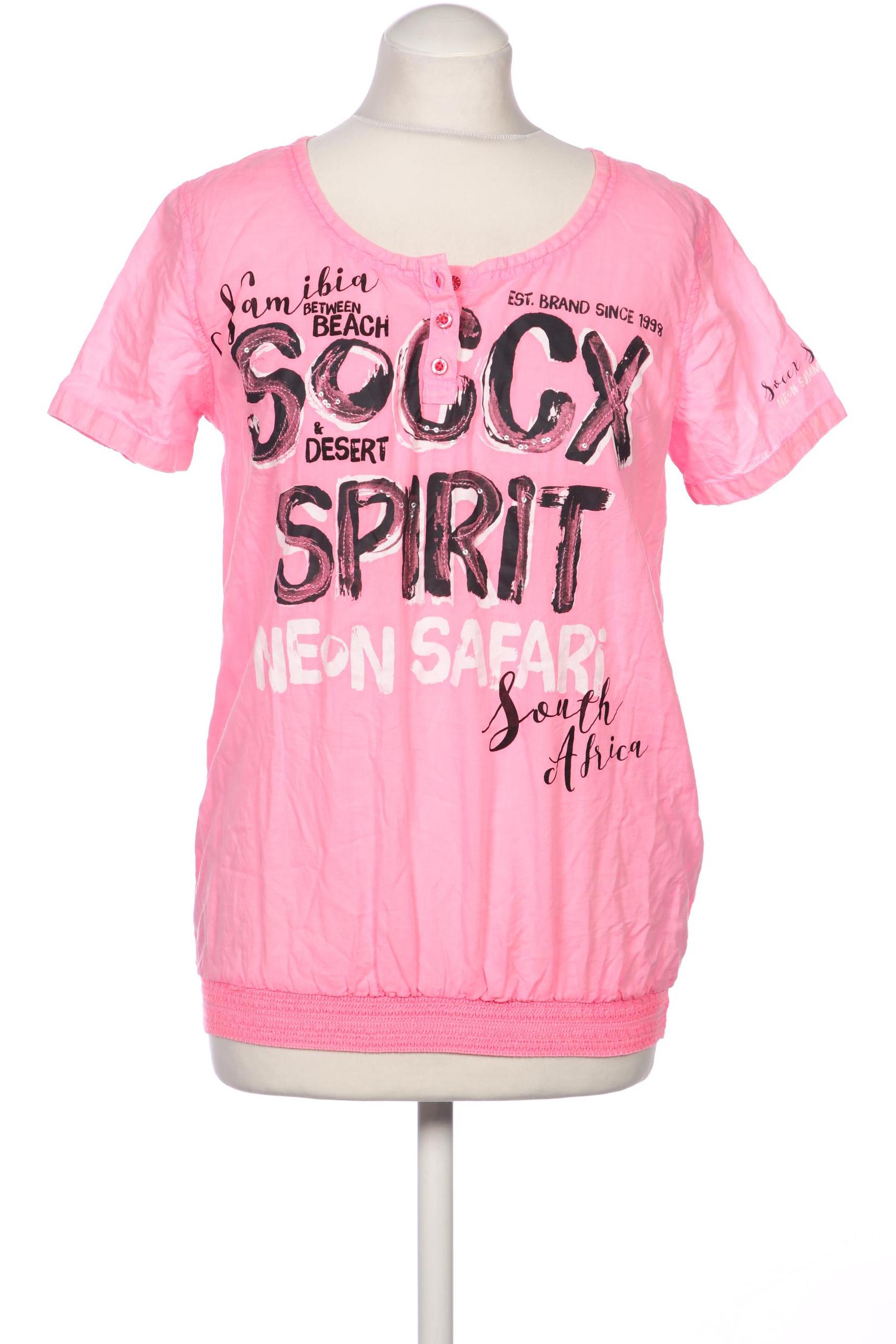 

SOCCX Damen Bluse, pink