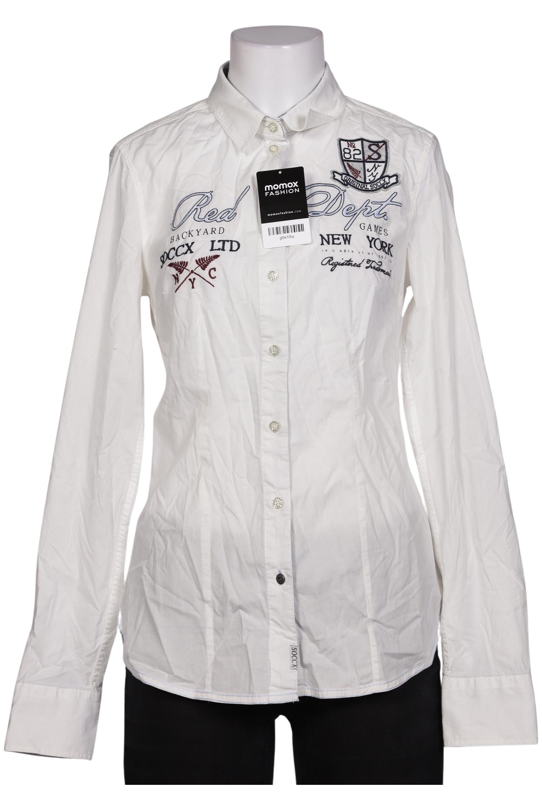 

Soccx Damen Bluse, weiß, Gr. 36