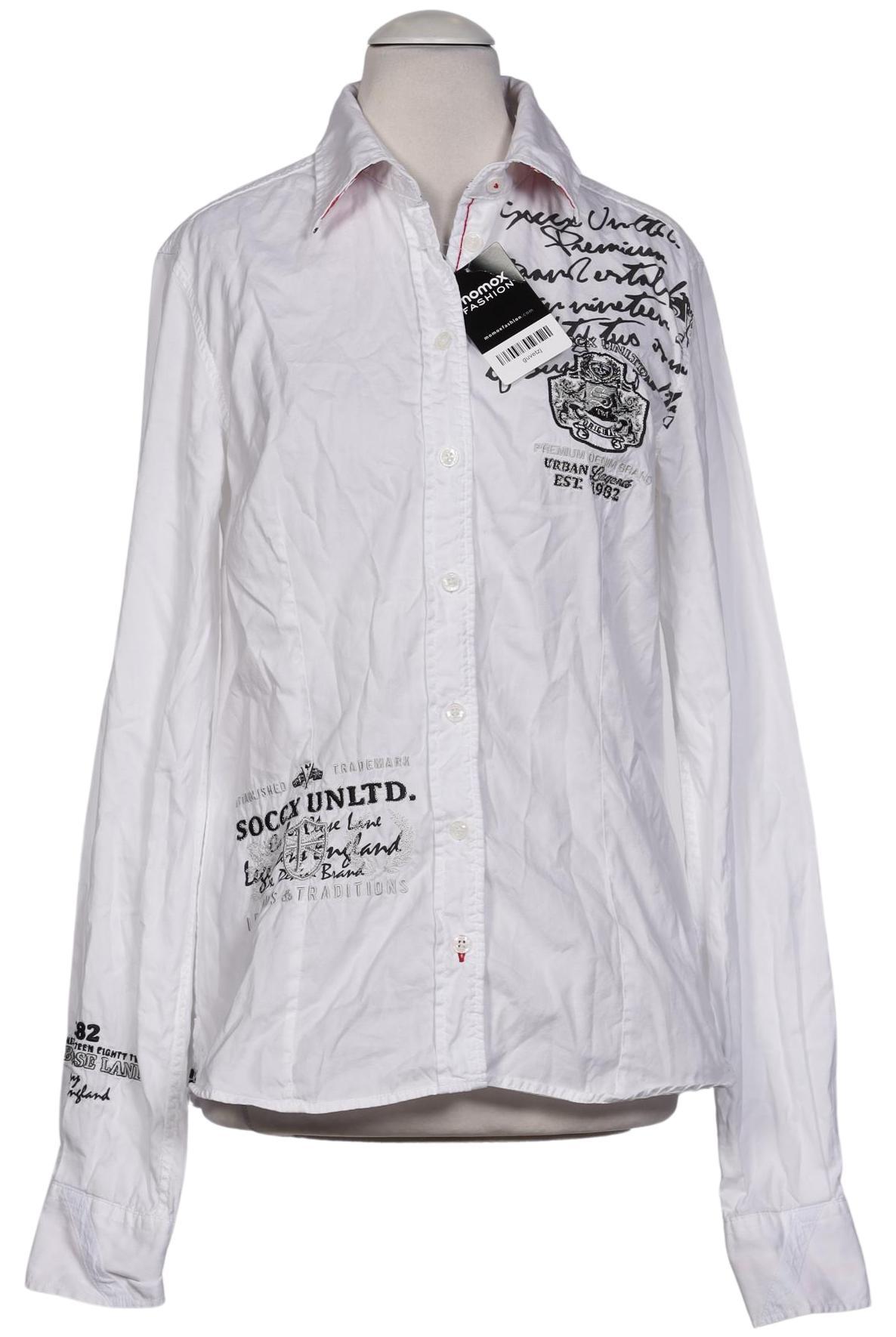 

Soccx Damen Bluse, weiß, Gr. 36