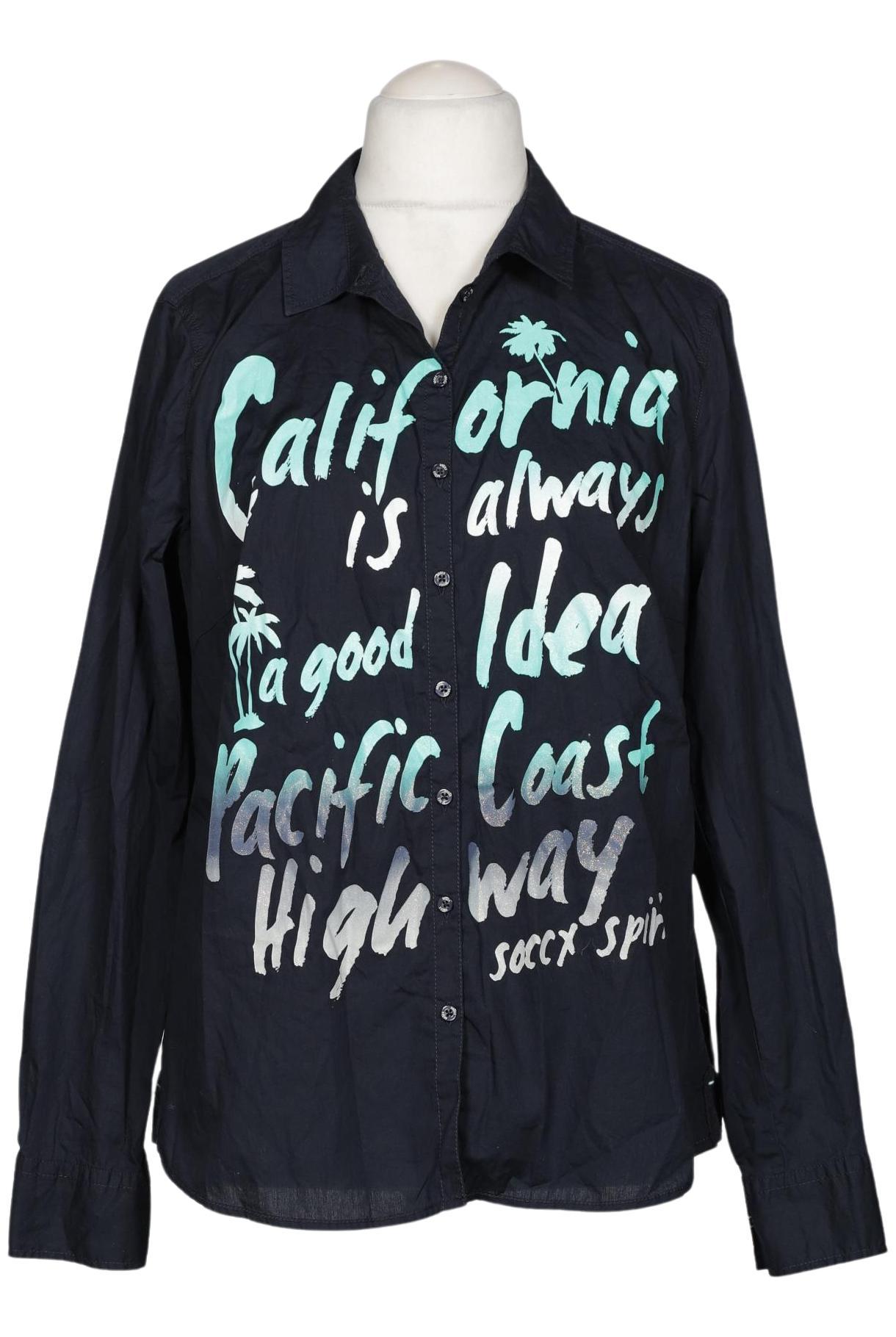 

Soccx Damen Bluse, marineblau, Gr. 42