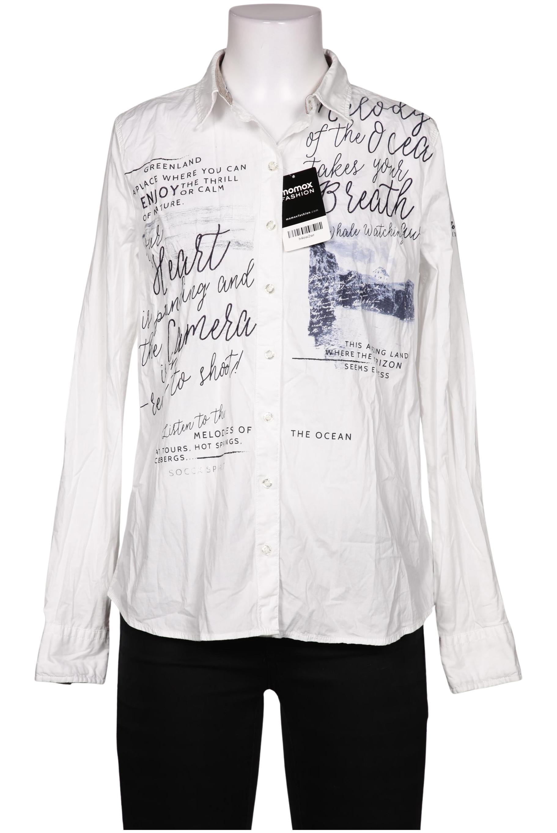 

Soccx Damen Bluse, weiß, Gr. 36