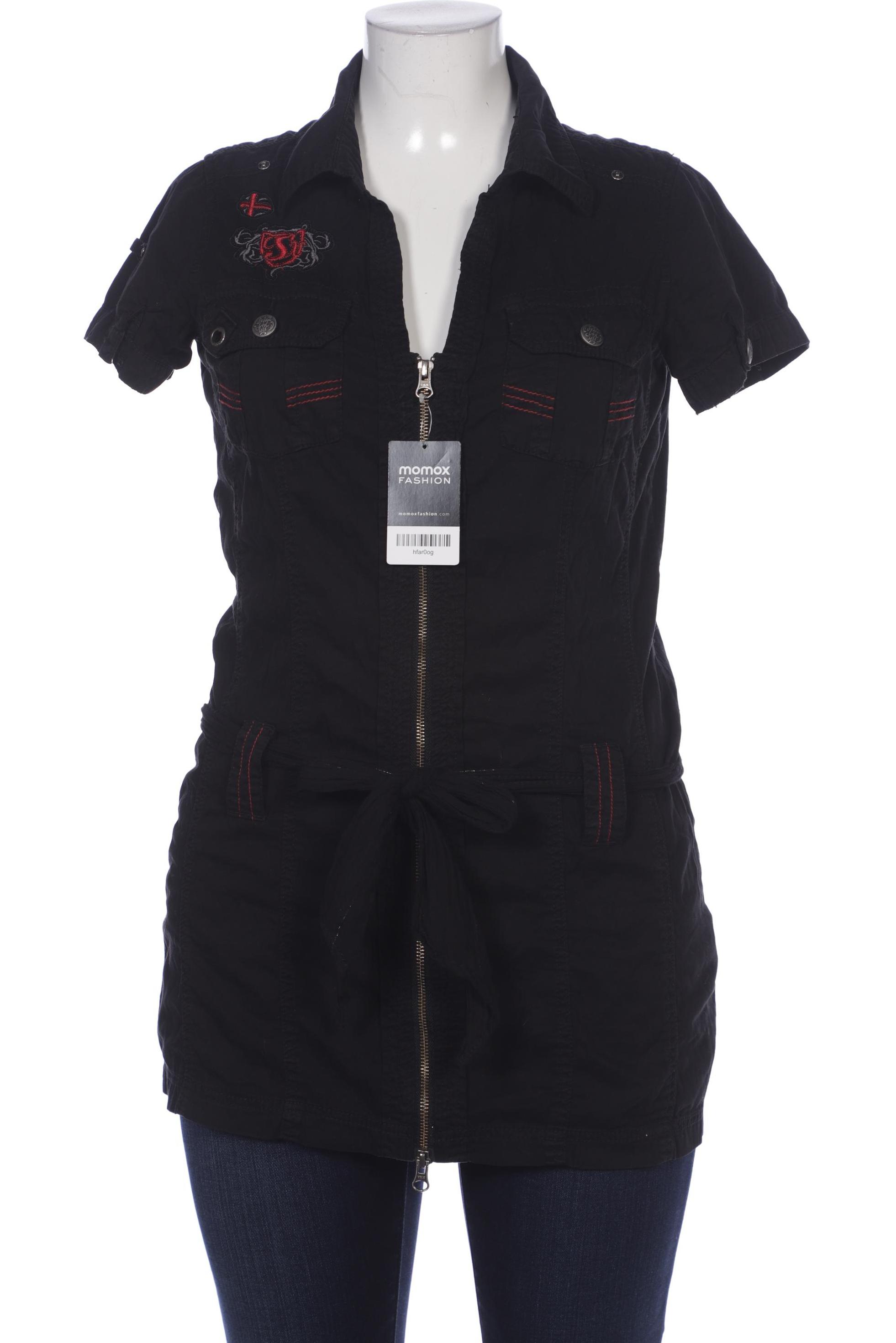 

Soccx Damen Bluse, schwarz, Gr. 42