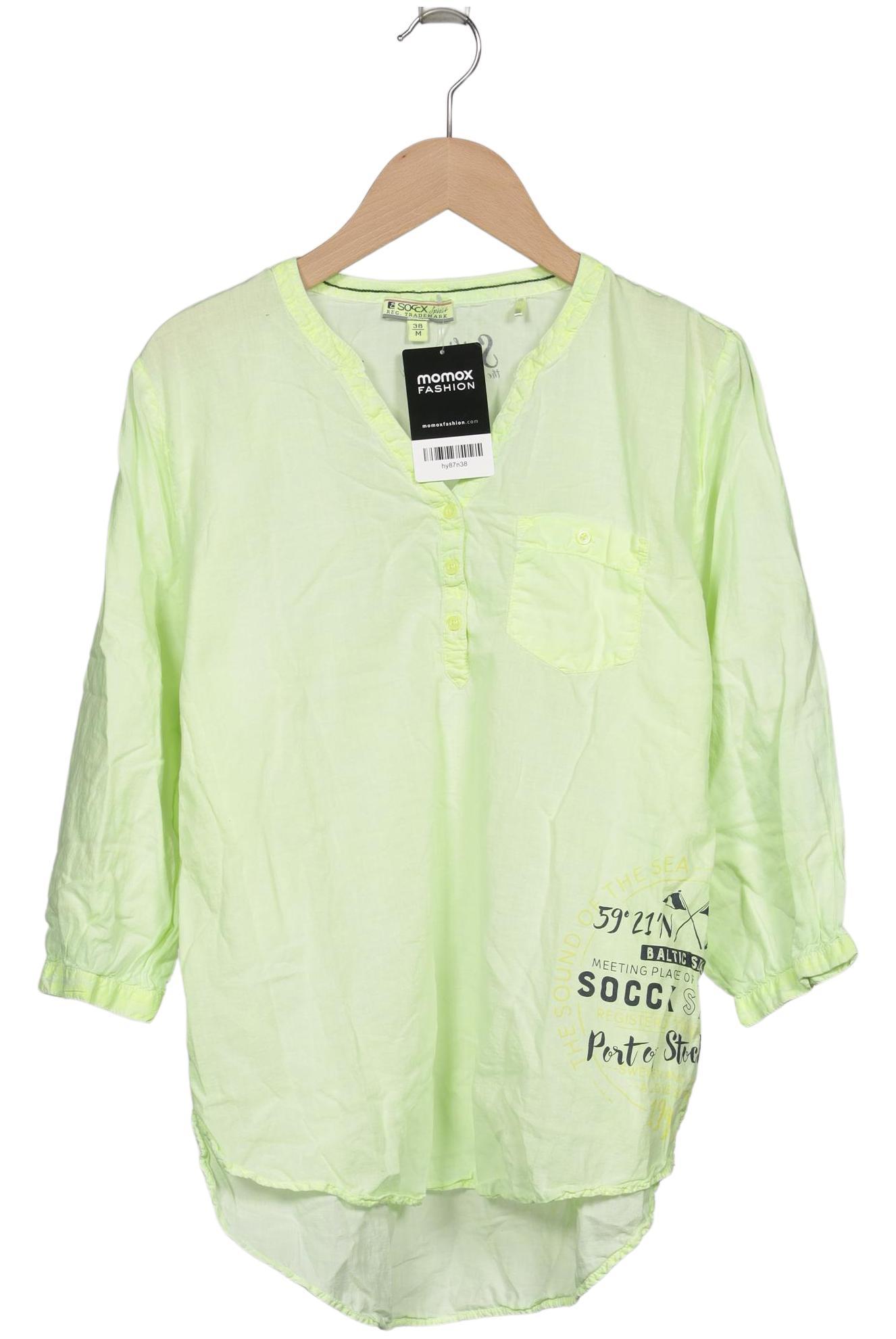 

Soccx Damen Bluse, hellgrün, Gr. 38