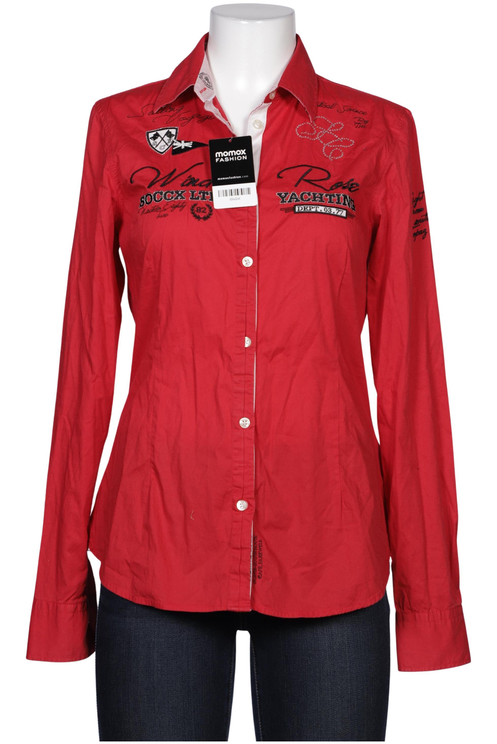 

Soccx Damen Bluse, rot, Gr. 42