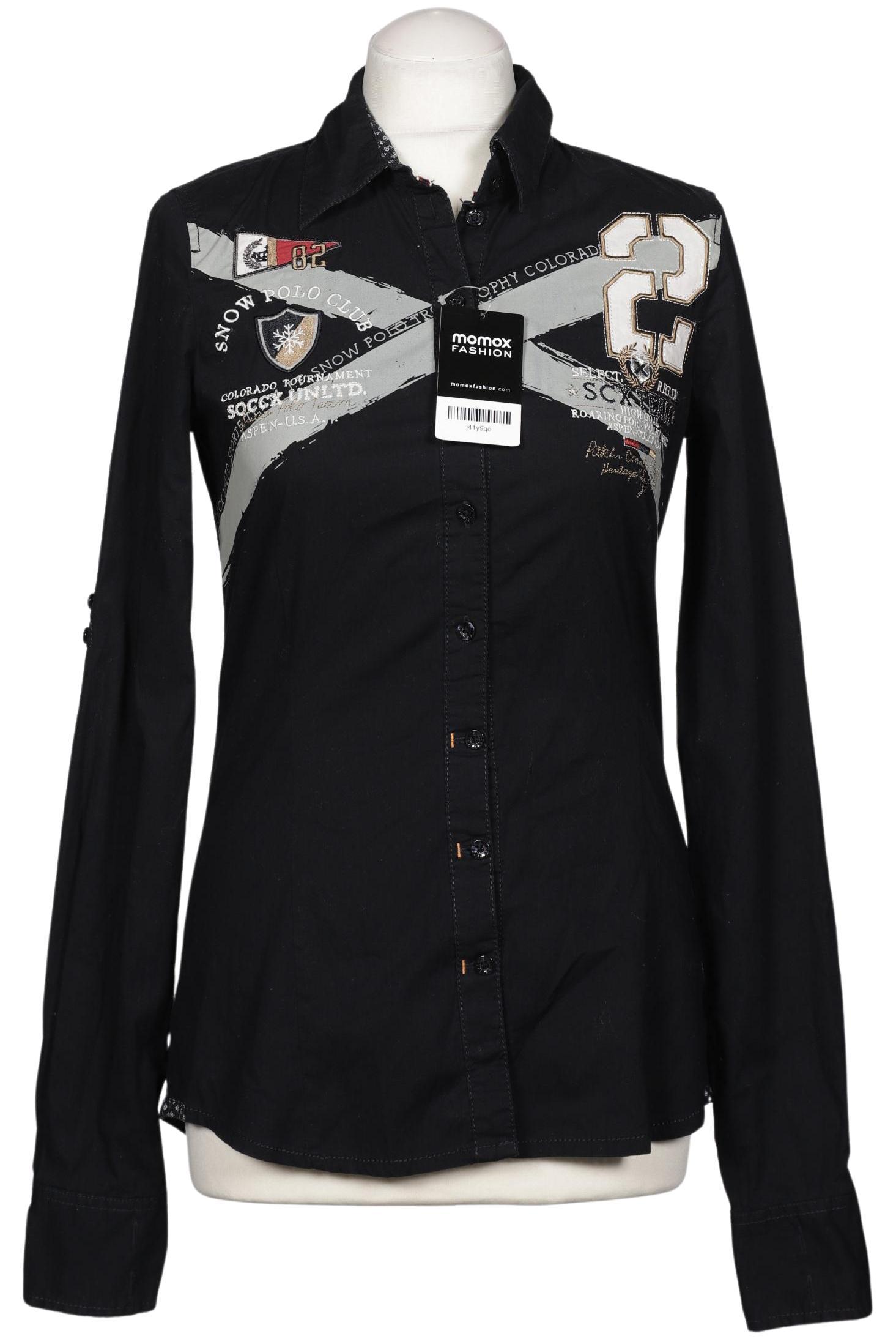 

Soccx Damen Bluse, schwarz, Gr. 36