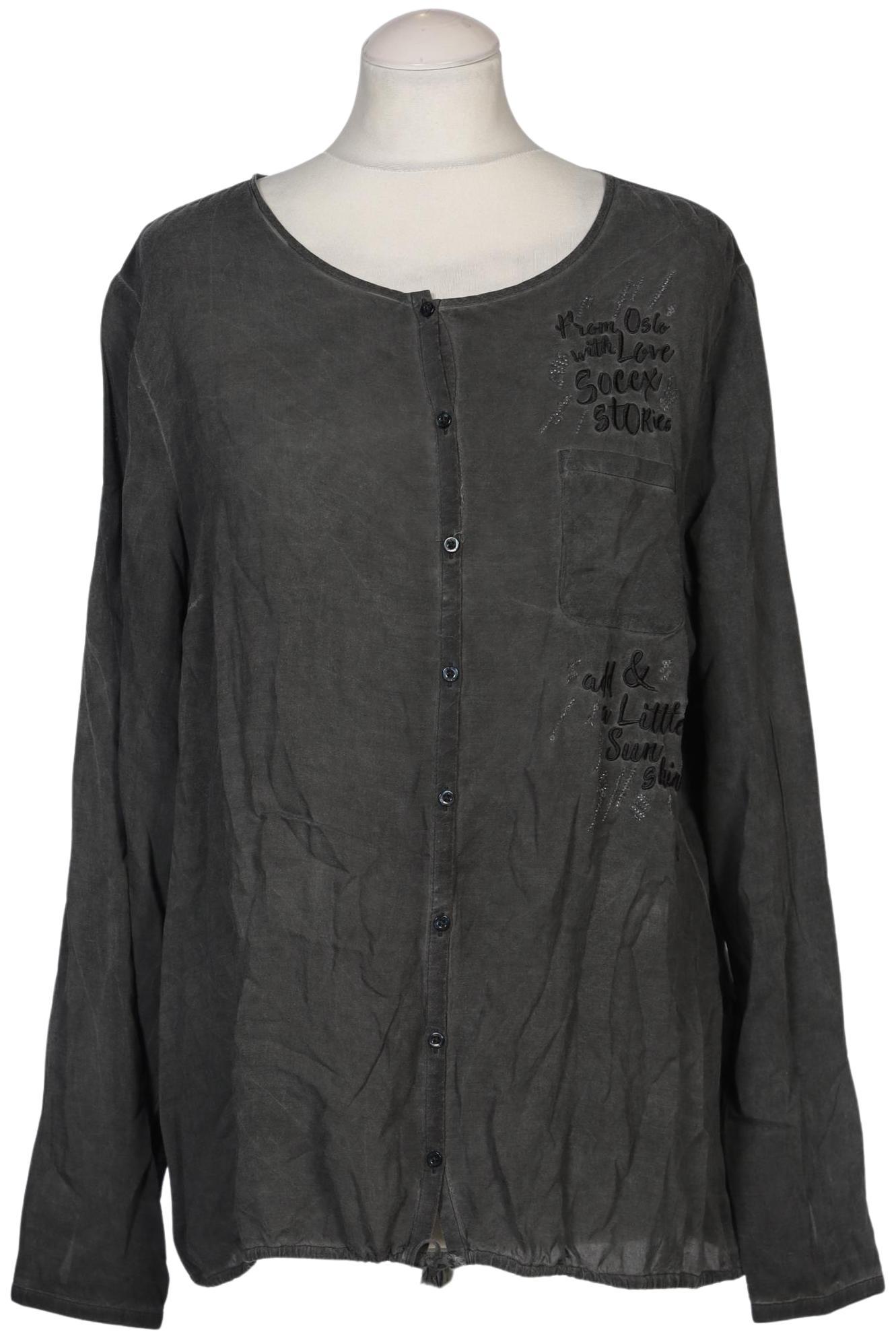 

Soccx Damen Bluse, grau, Gr. 38