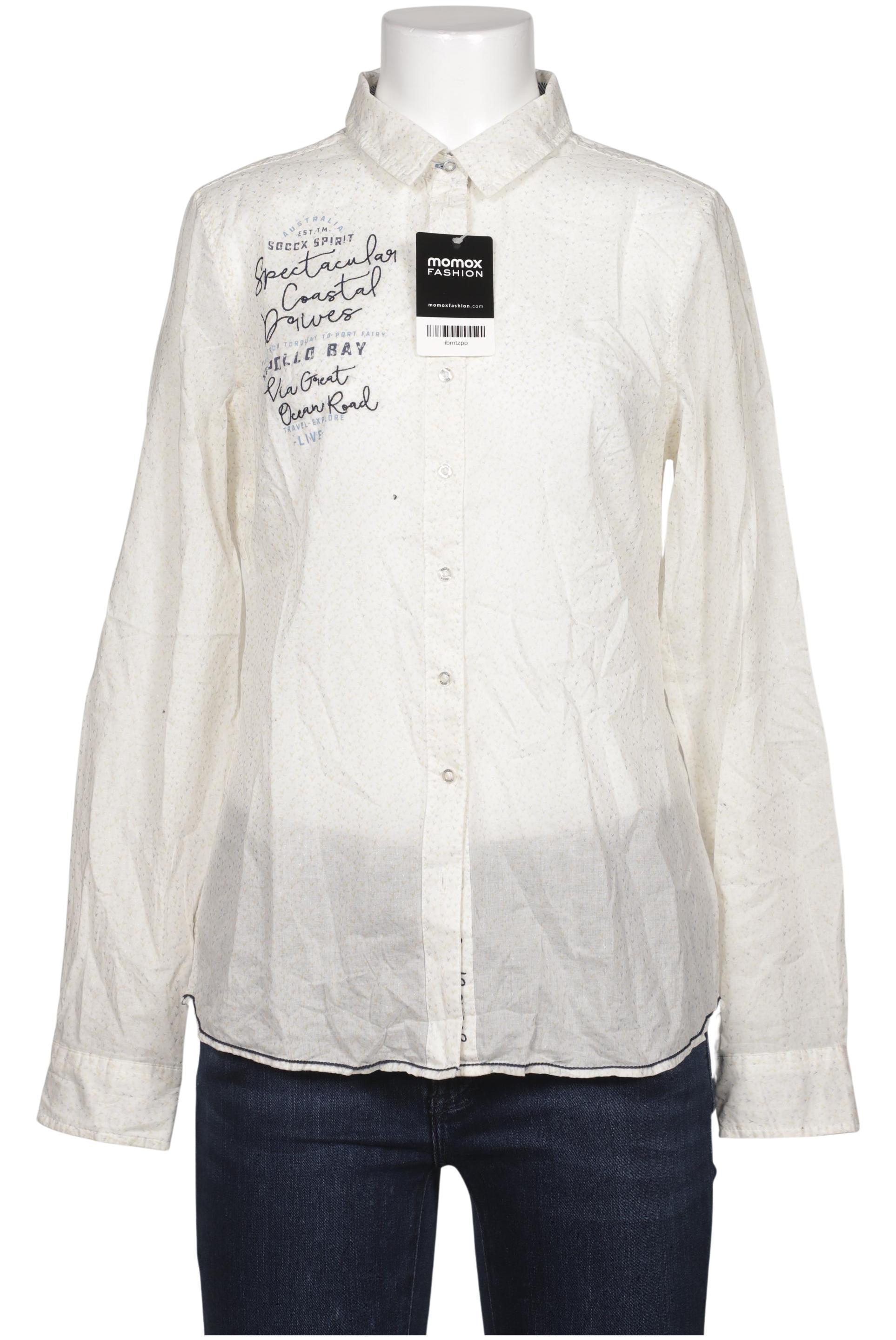 

Soccx Damen Bluse, cremeweiß, Gr. 36
