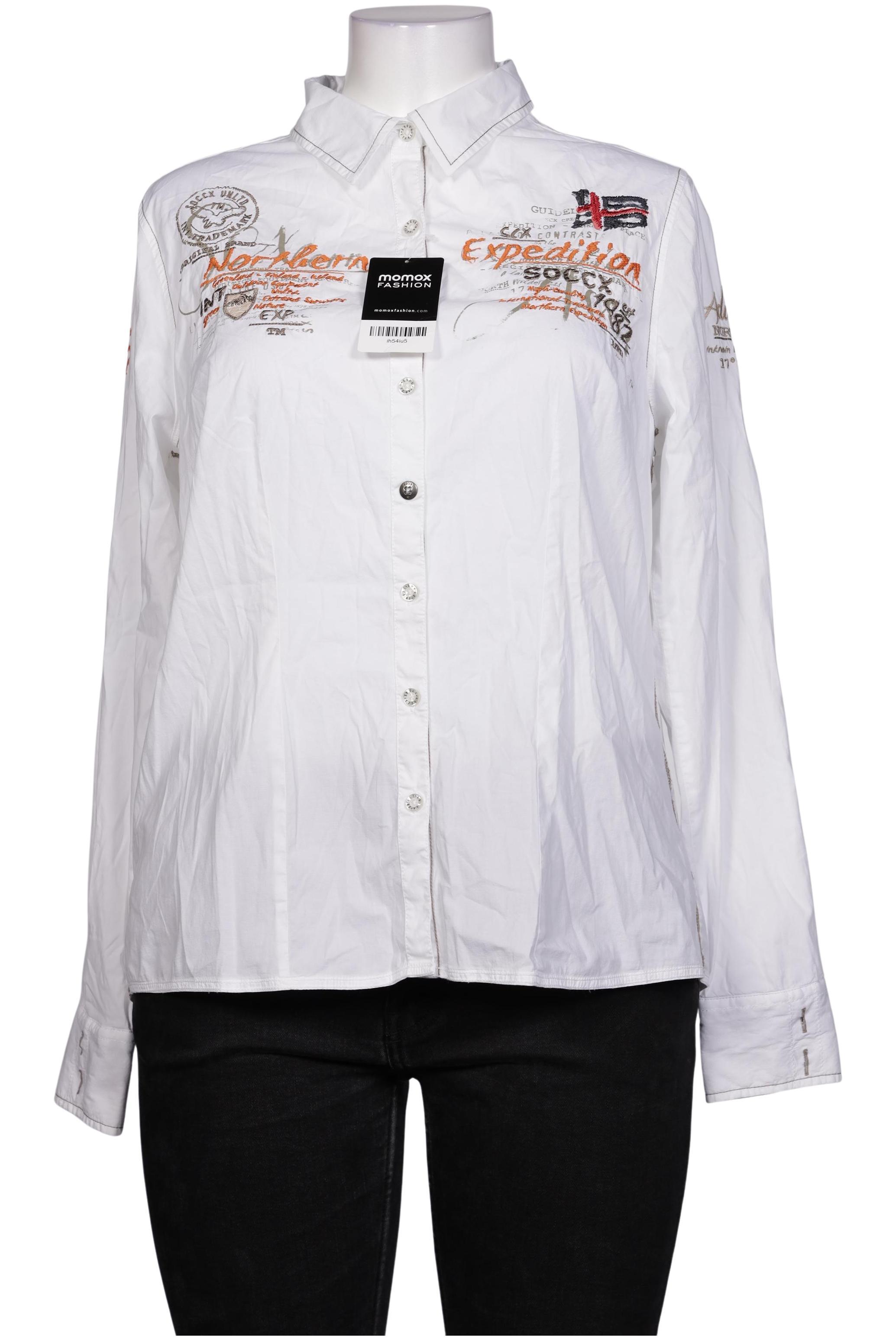 

Soccx Damen Bluse, weiß, Gr. 44