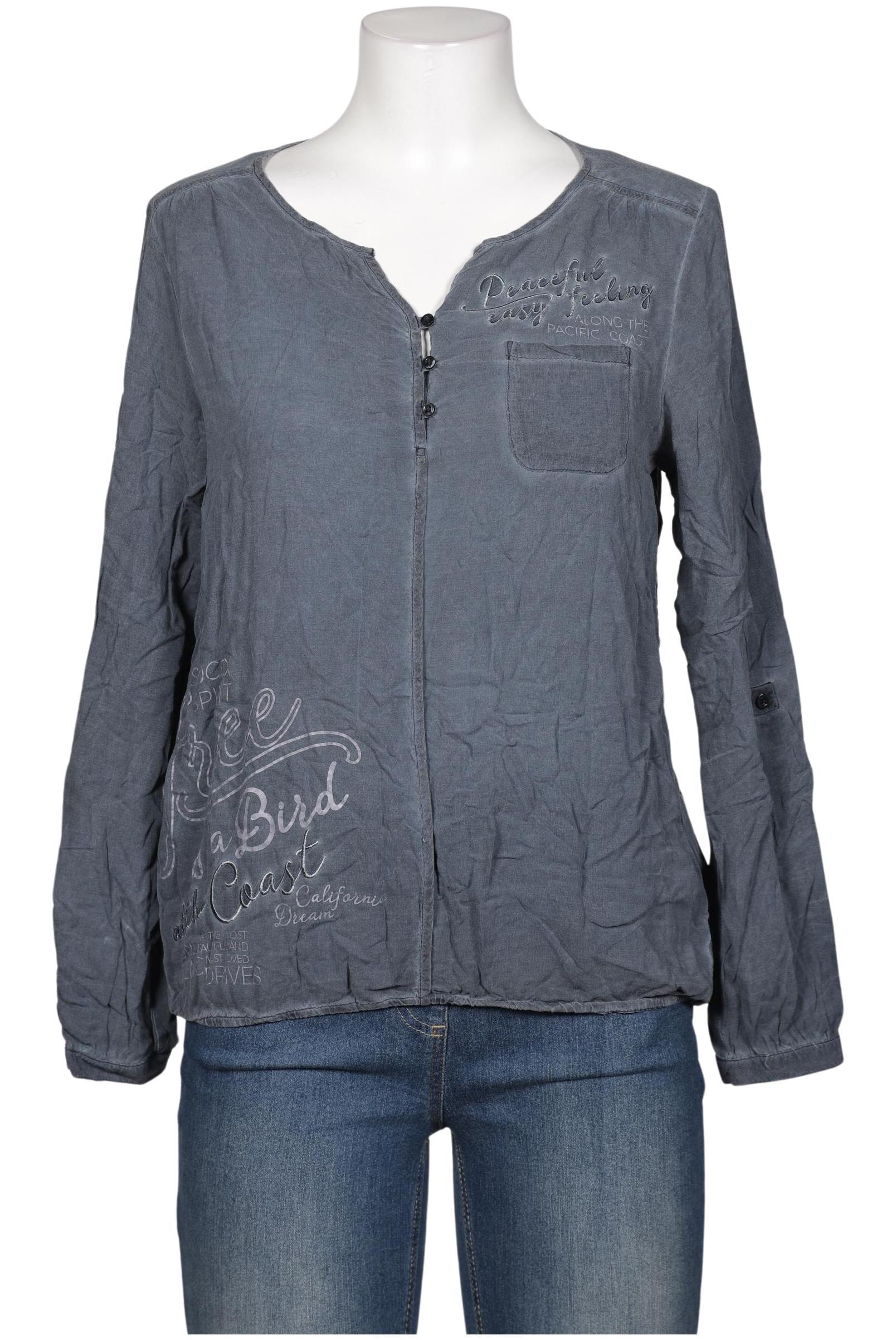 

Soccx Damen Bluse, blau, Gr. 38