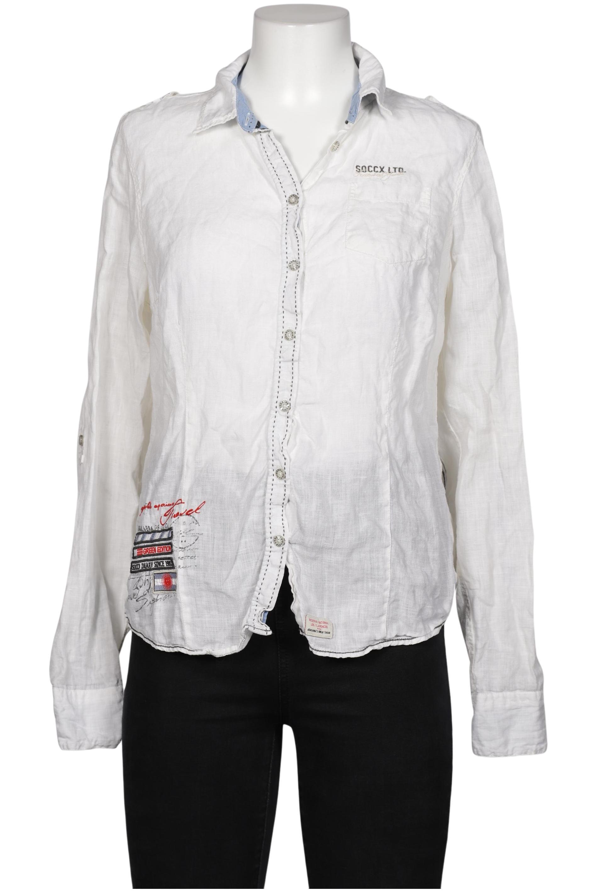 

Soccx Damen Bluse, weiß, Gr. 40