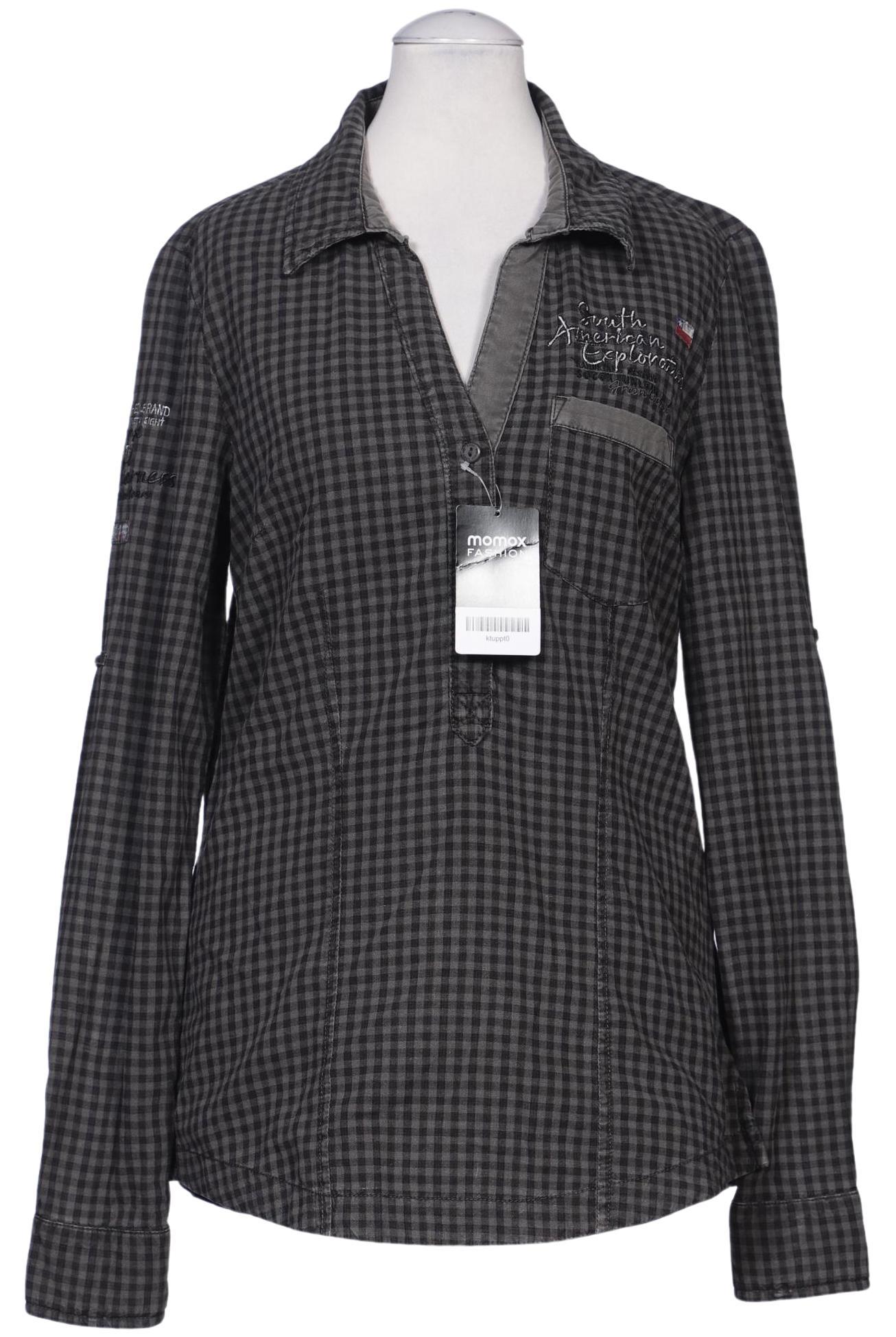 

Soccx Damen Bluse, grau, Gr. 36