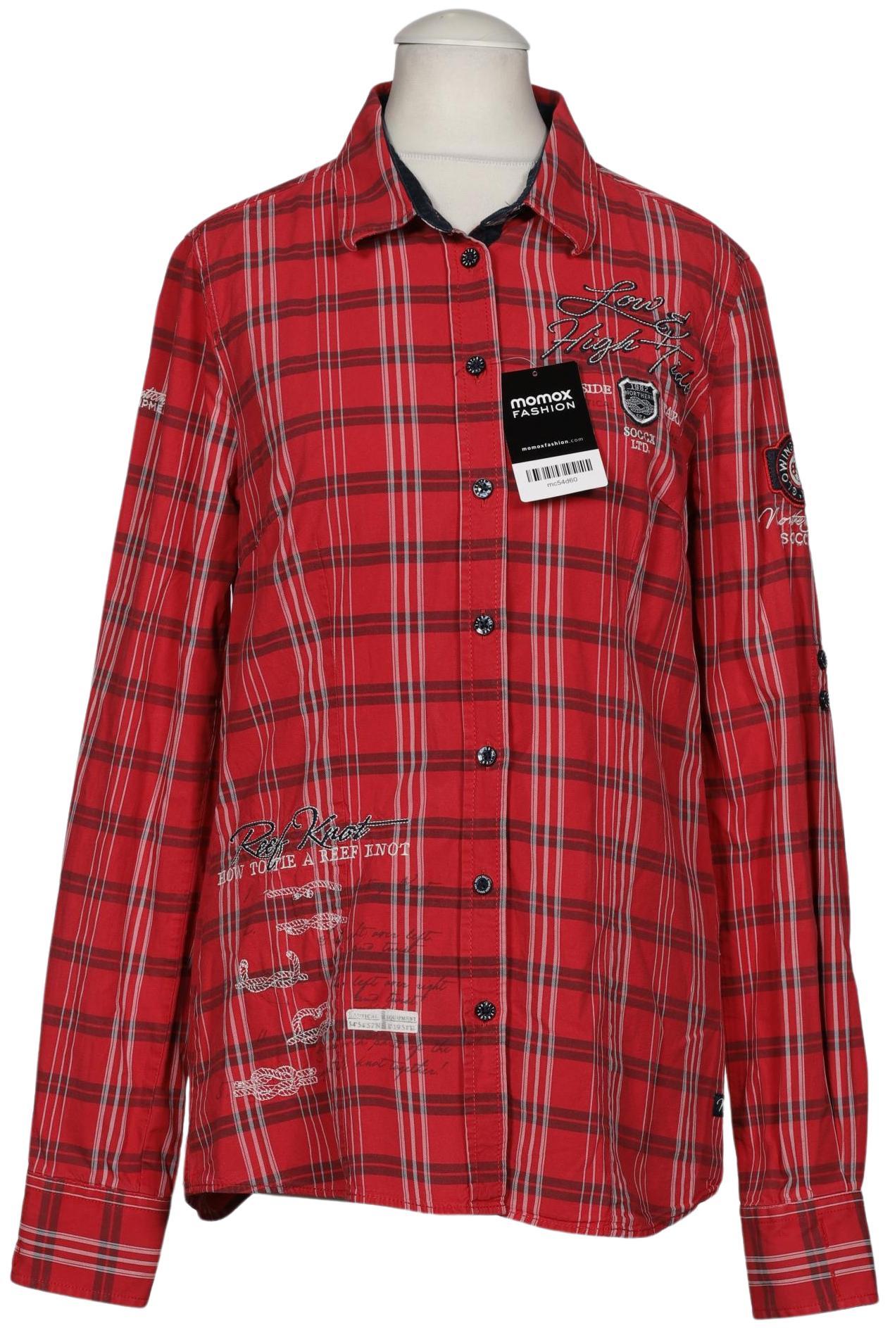 

Soccx Damen Bluse, rot, Gr. 36