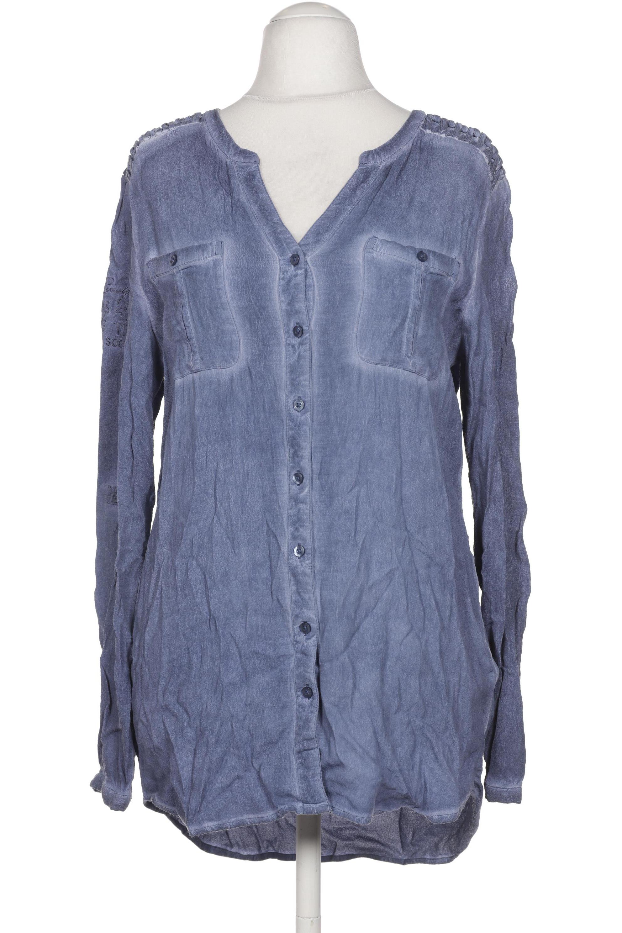 

Soccx Damen Bluse, blau, Gr. 38