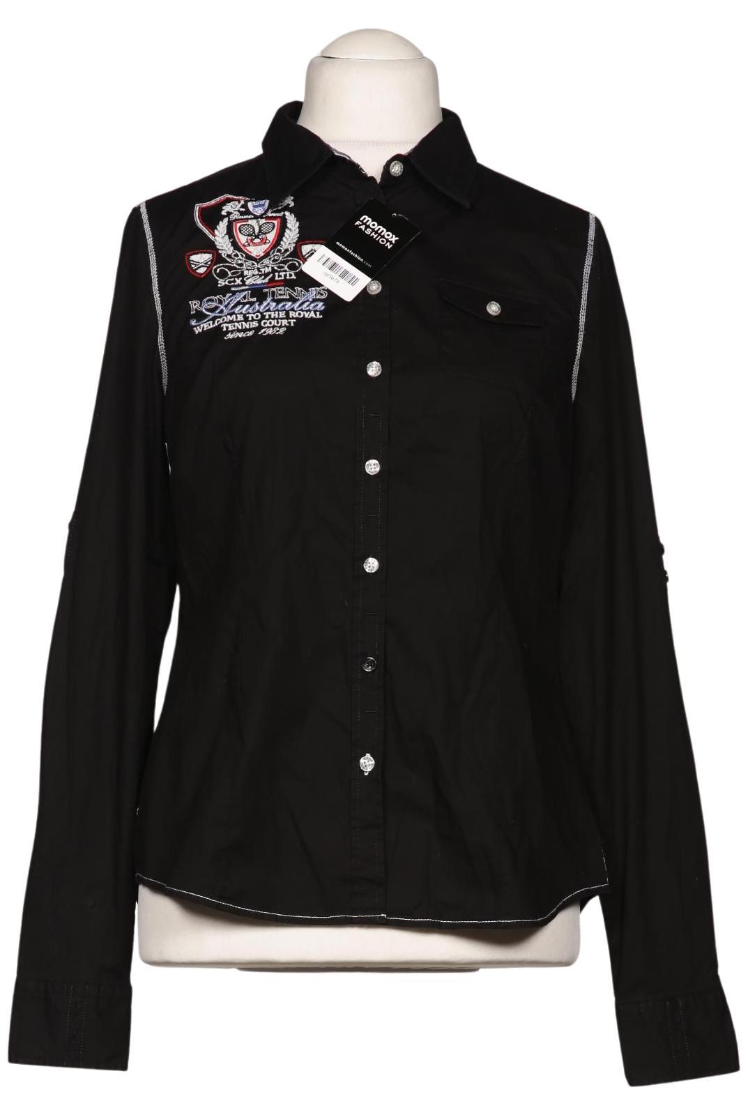 

Soccx Damen Bluse, schwarz, Gr. 40