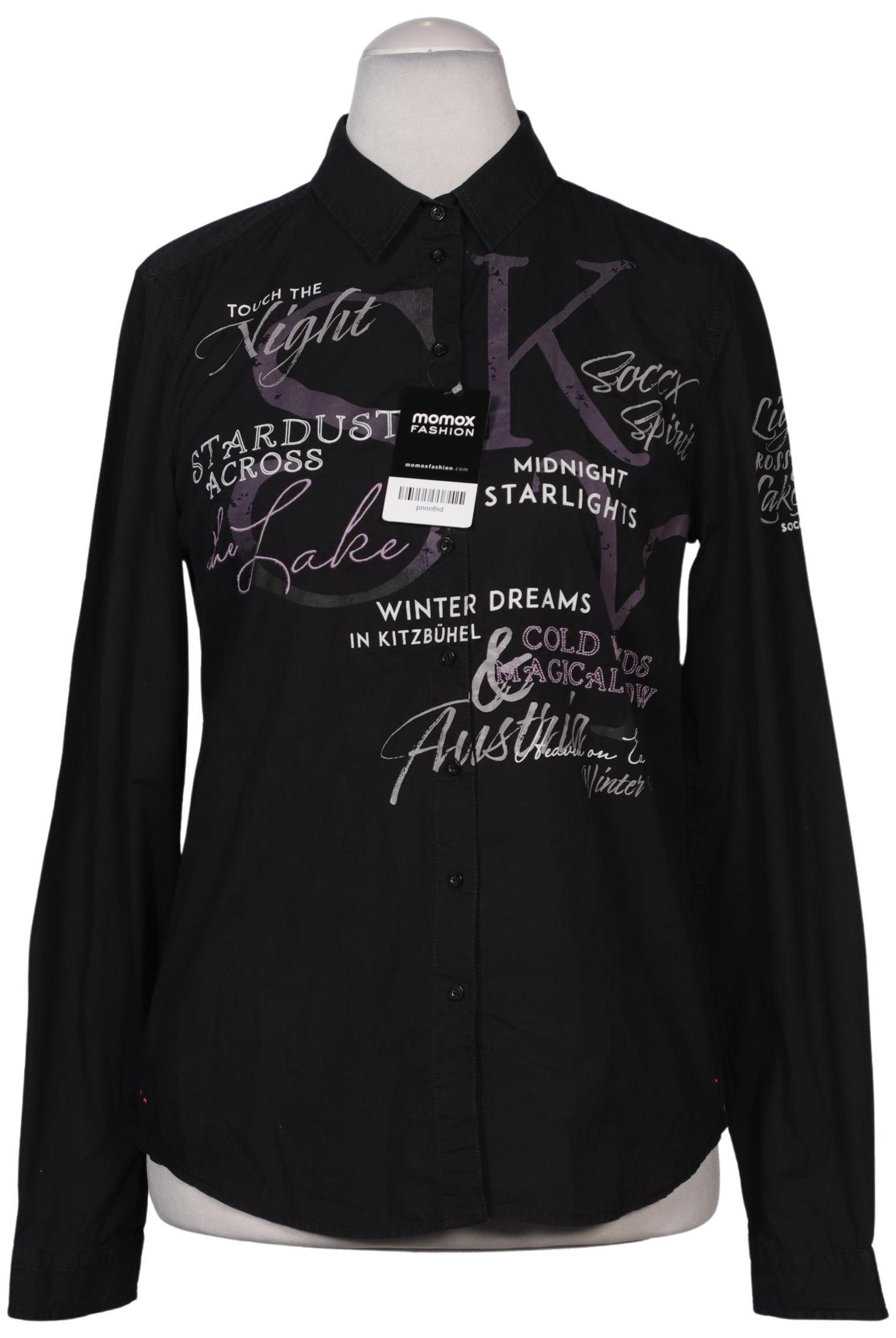 

Soccx Damen Bluse, schwarz, Gr. 36