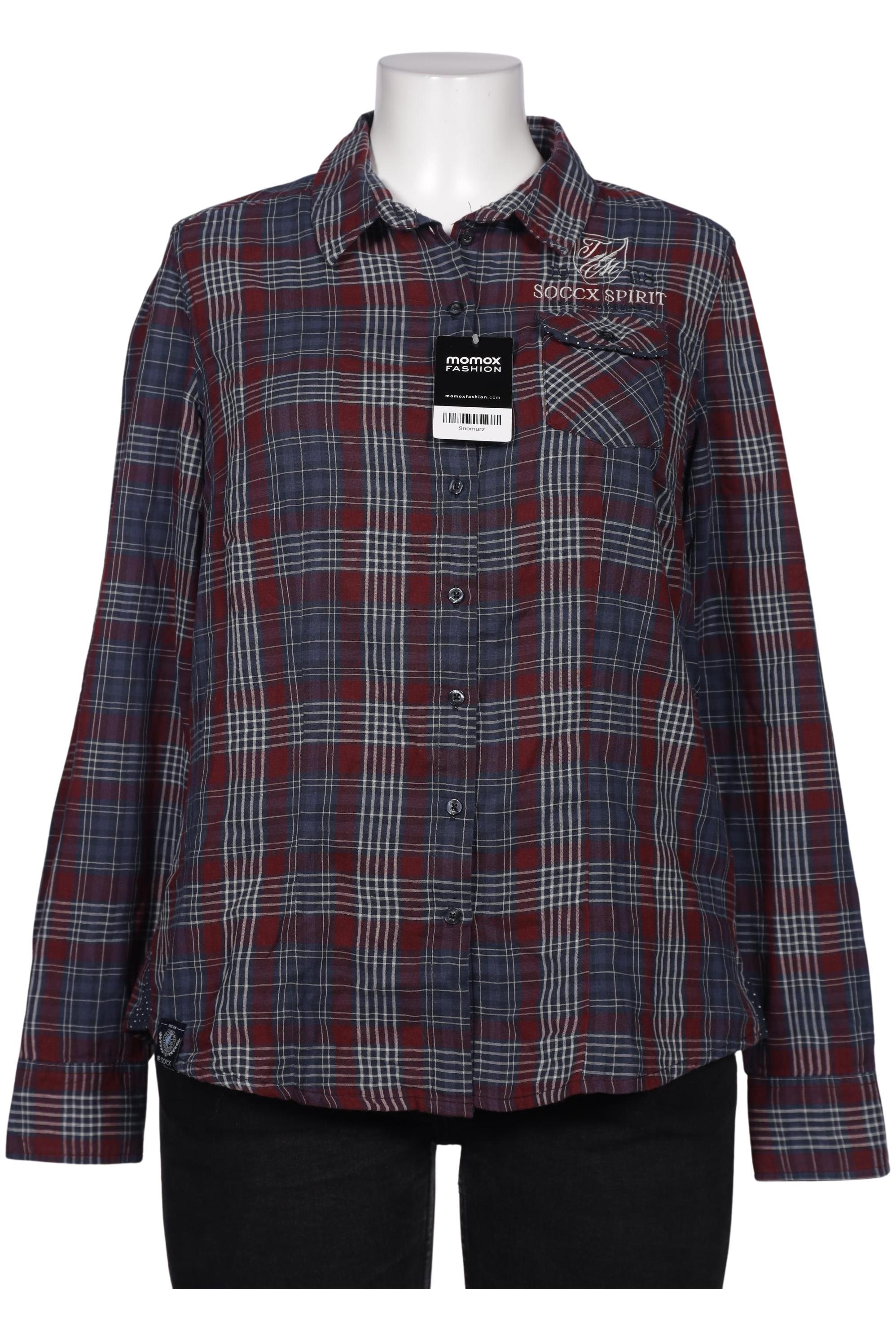 

Soccx Damen Bluse, bordeaux, Gr. 42