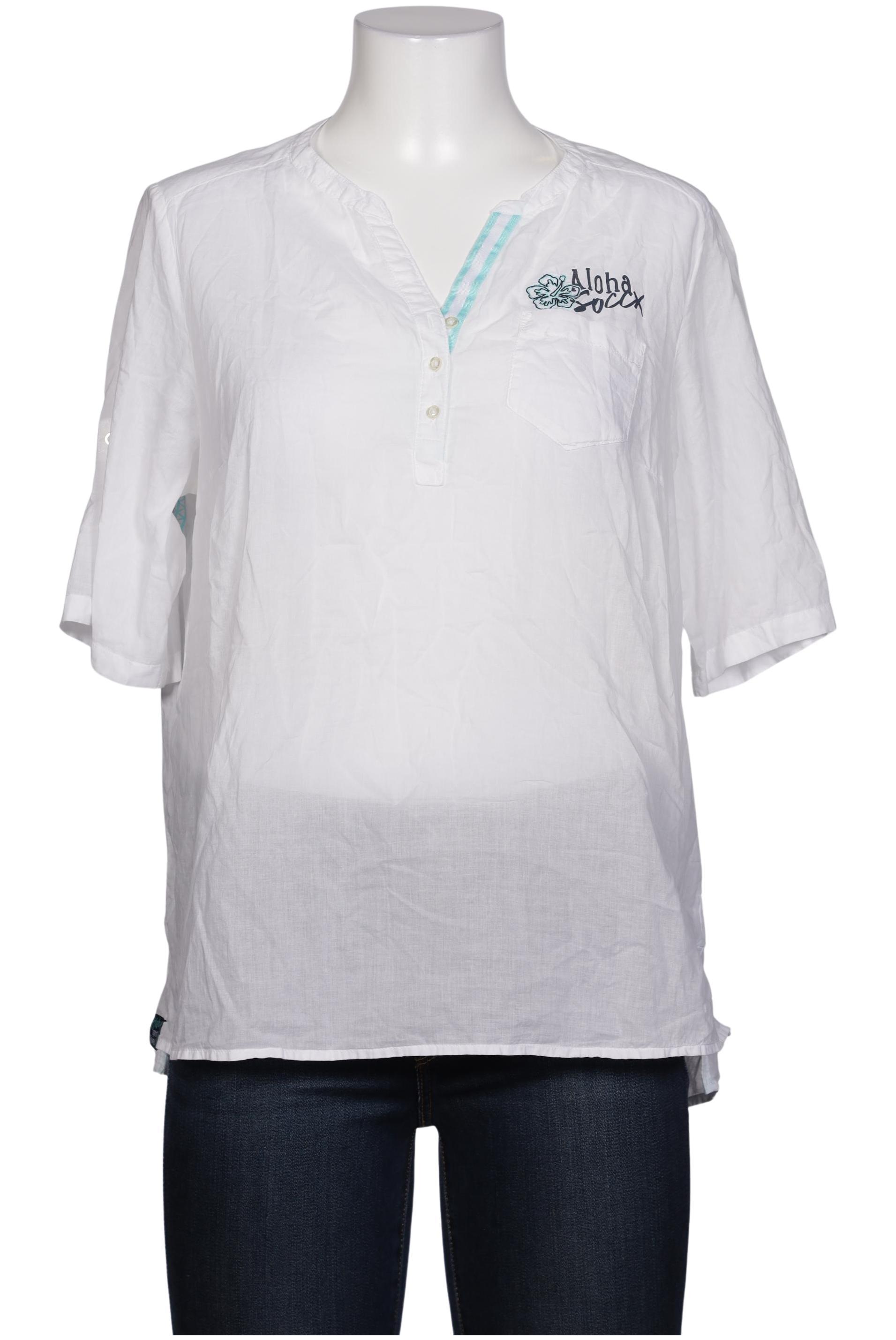 

Soccx Damen Bluse, weiß, Gr. 38