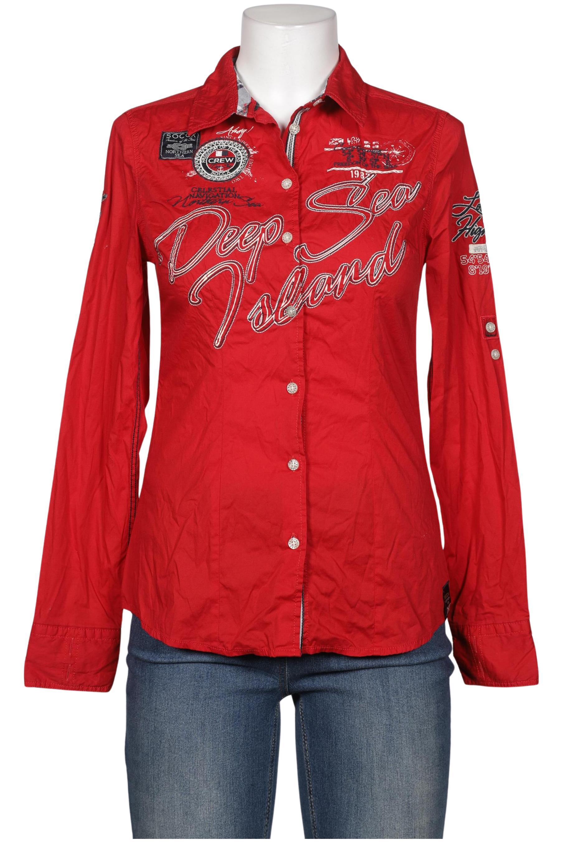 

Soccx Damen Bluse, rot, Gr. 36