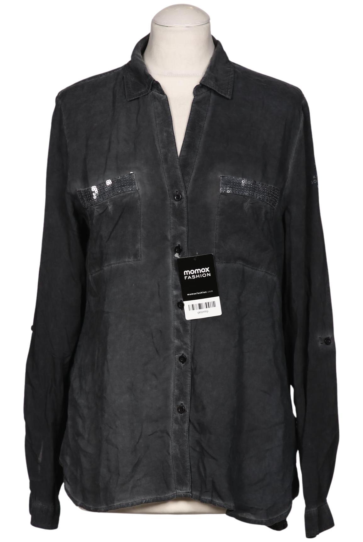 

Soccx Damen Bluse, grau, Gr. 38