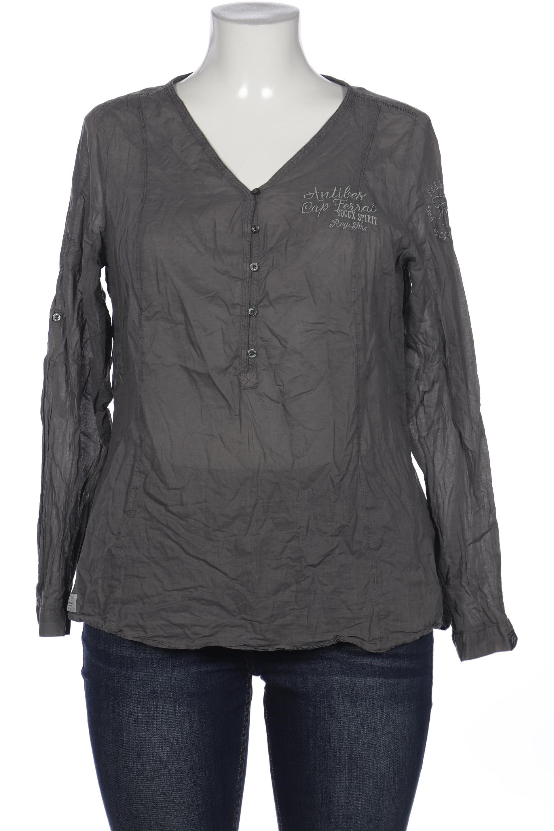 

SOCCX Damen Bluse, grau