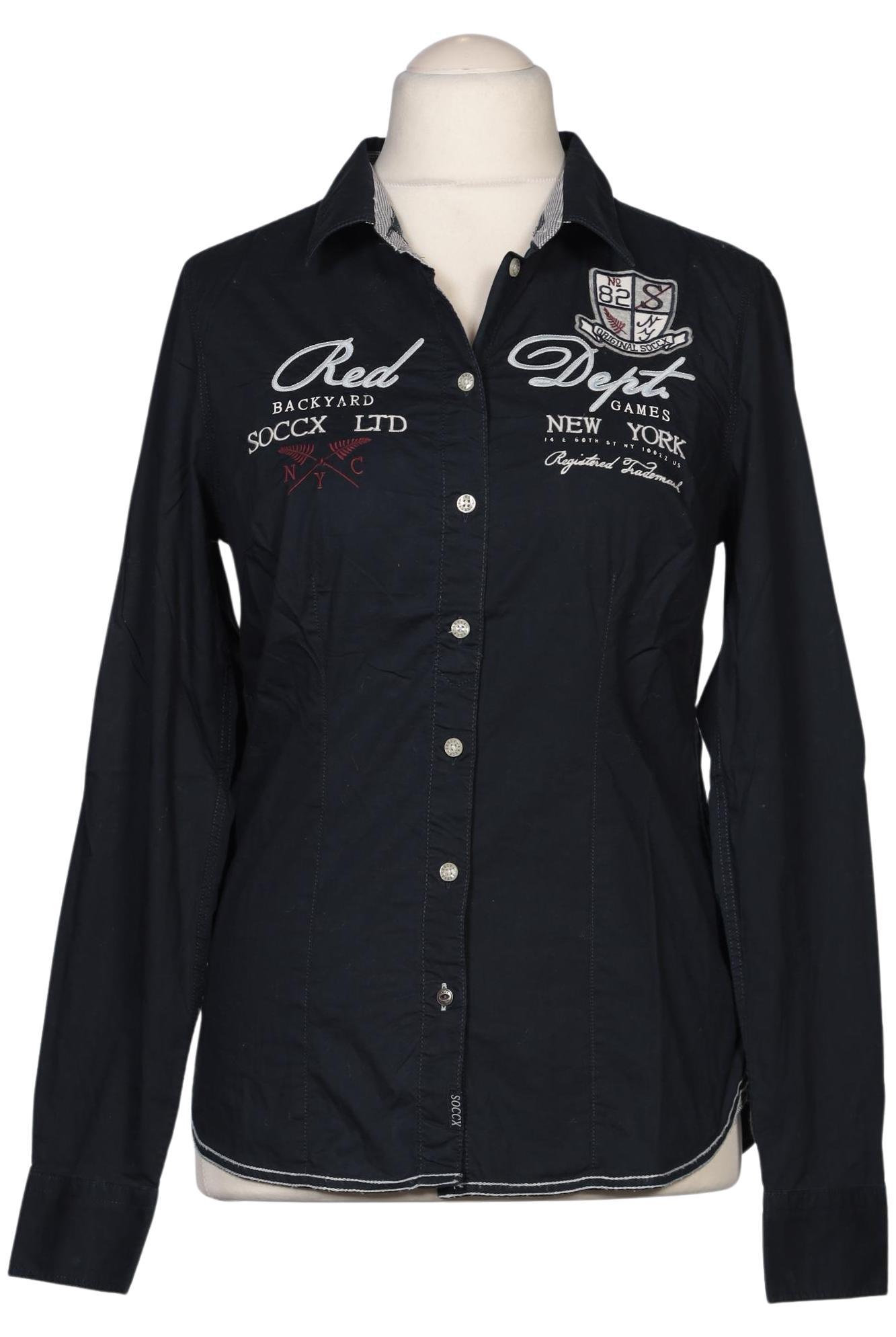 

Soccx Damen Bluse, marineblau, Gr. 40