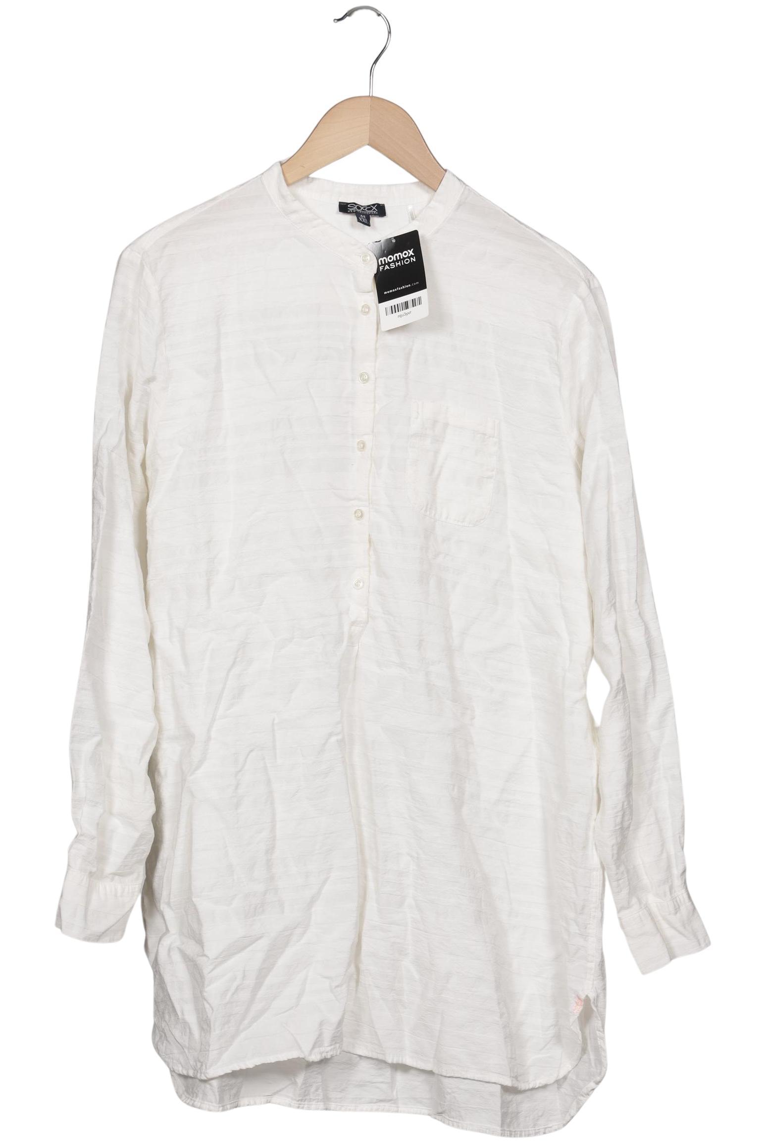 

Soccx Damen Bluse, cremeweiß, Gr. 44