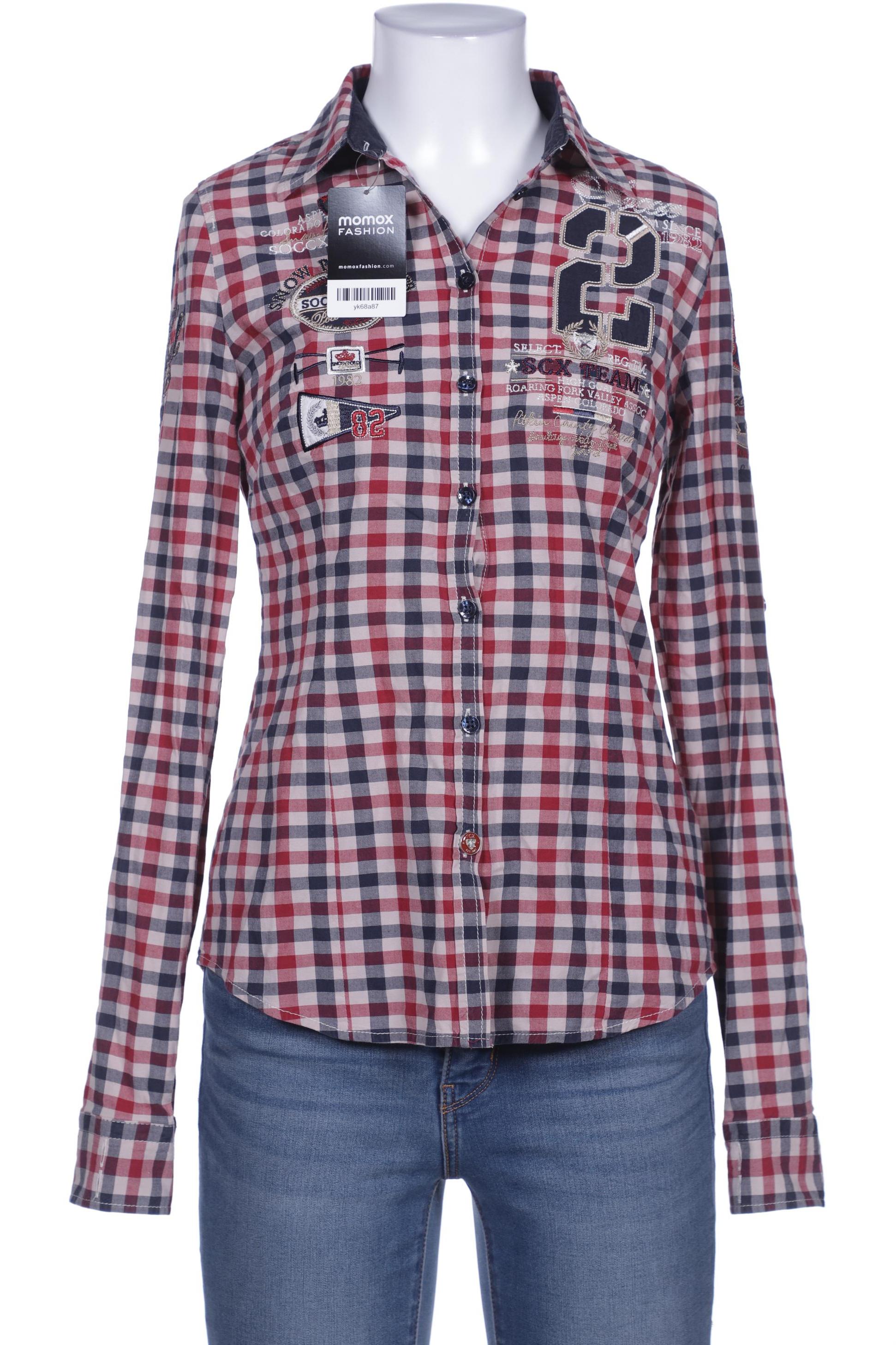 

Soccx Damen Bluse, bordeaux, Gr. 34