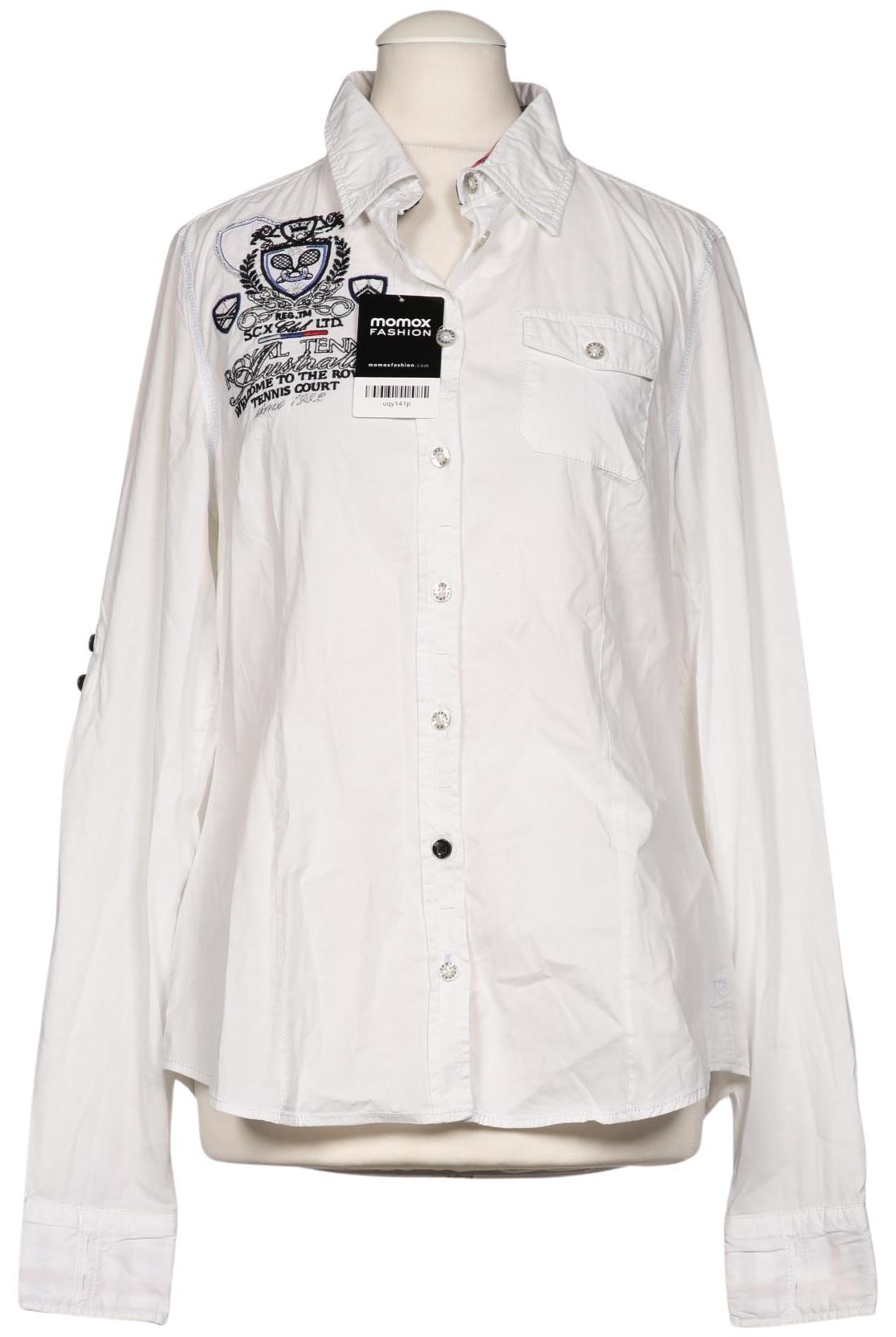 

Soccx Damen Bluse, weiß, Gr. 36