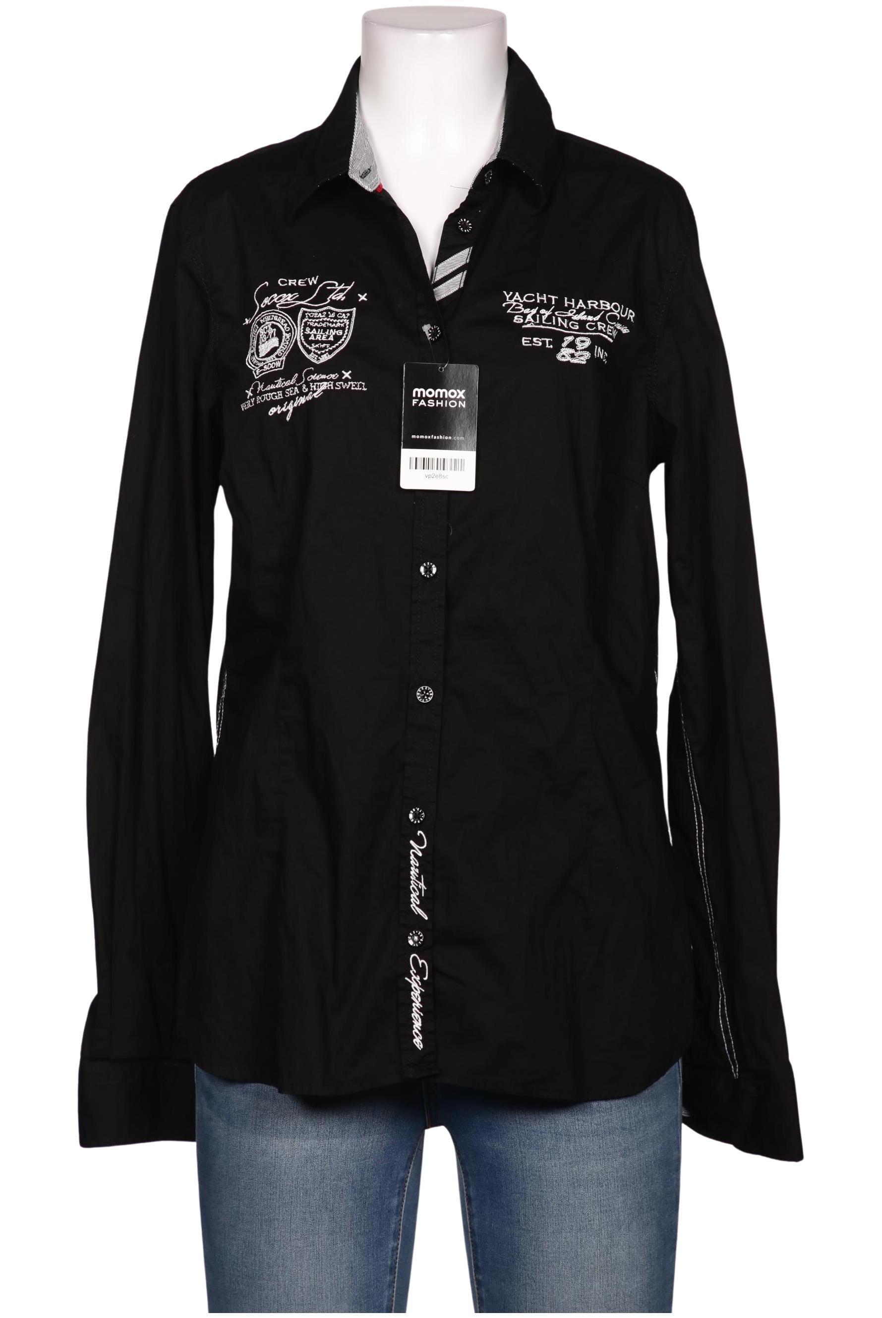 

Soccx Damen Bluse, schwarz, Gr. 44