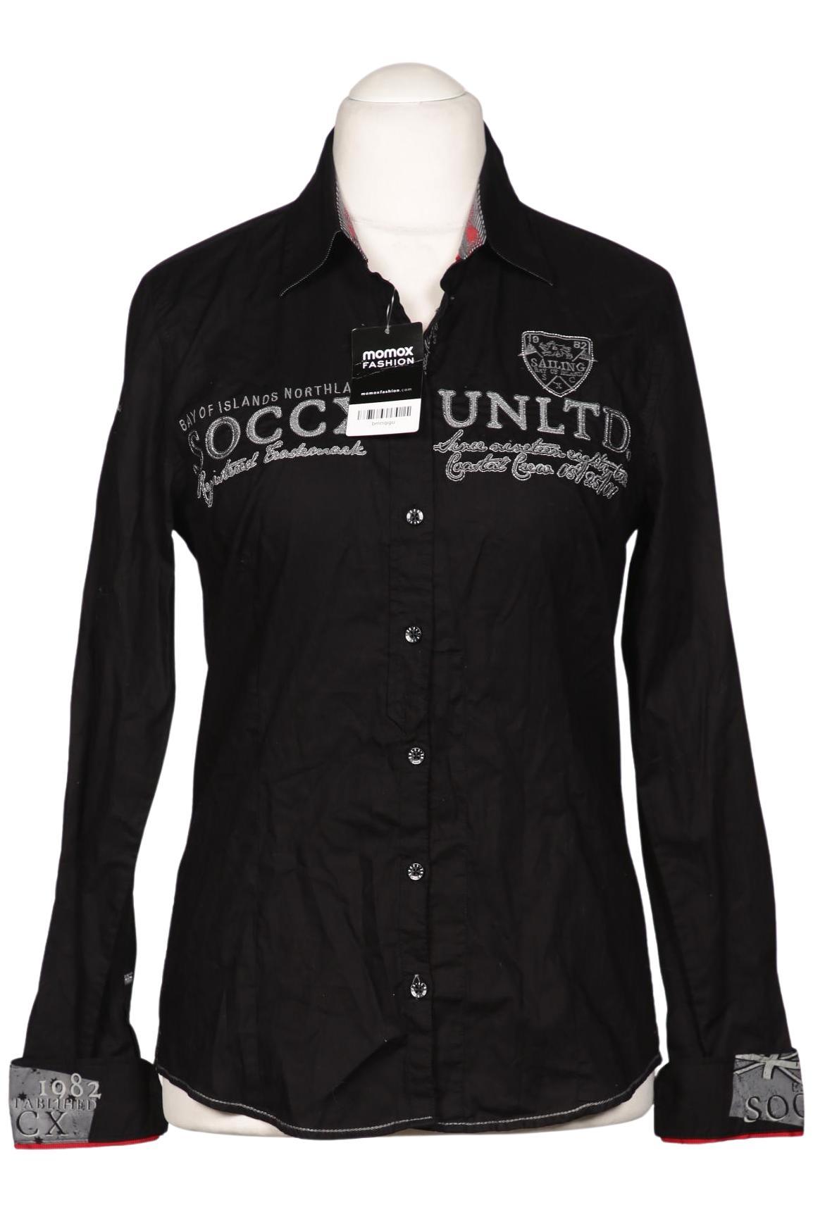 

Soccx Damen Bluse, schwarz, Gr. 42