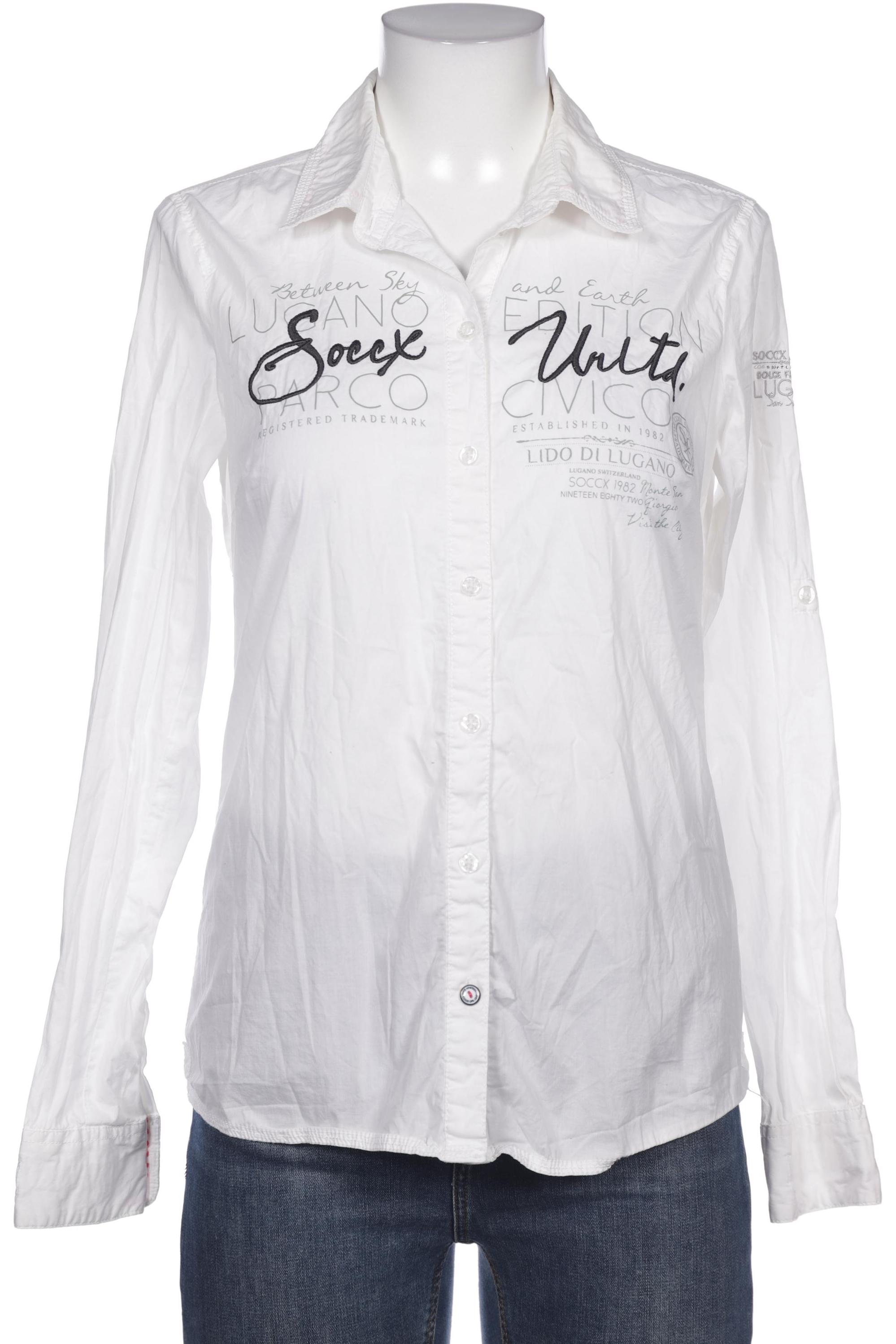 

SOCCX Damen Bluse, weiß