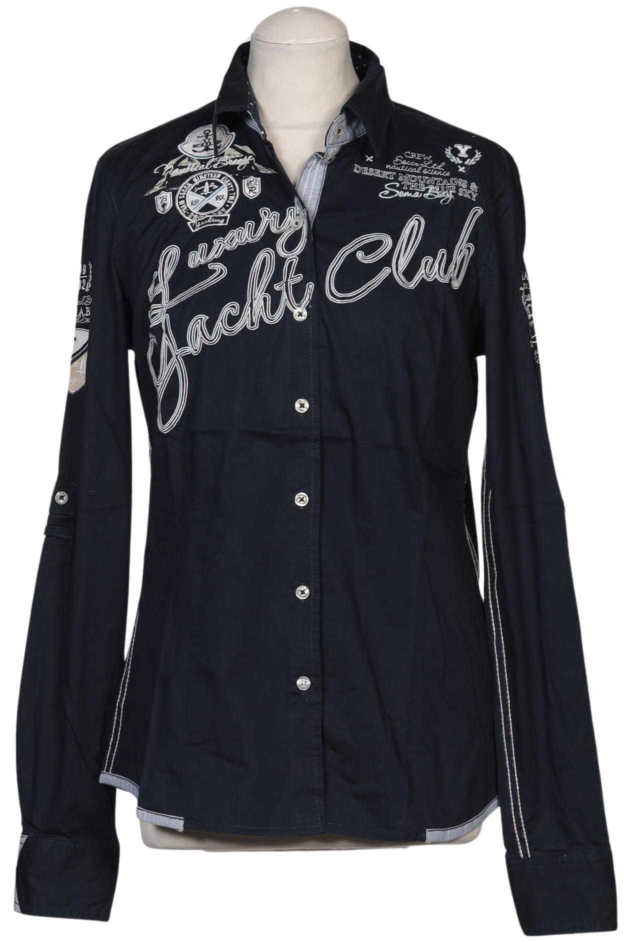 

Soccx Damen Bluse, marineblau, Gr. 38