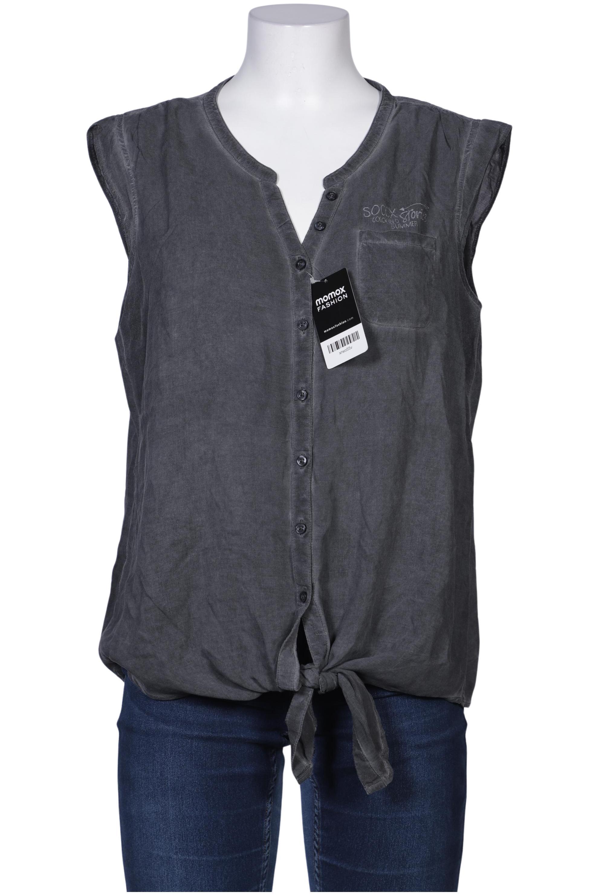 

Soccx Damen Bluse, grau, Gr. 42