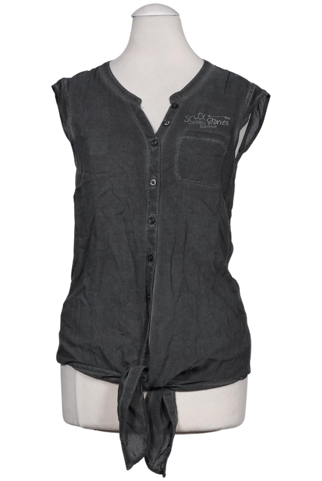 

Soccx Damen Bluse, grau, Gr. 34