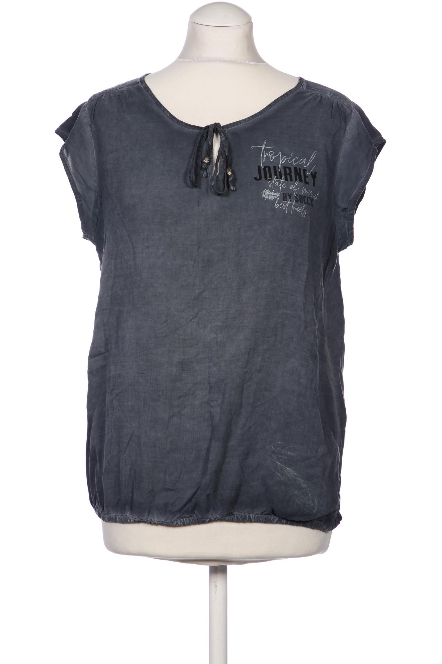 

SOCCX Damen Bluse, grau