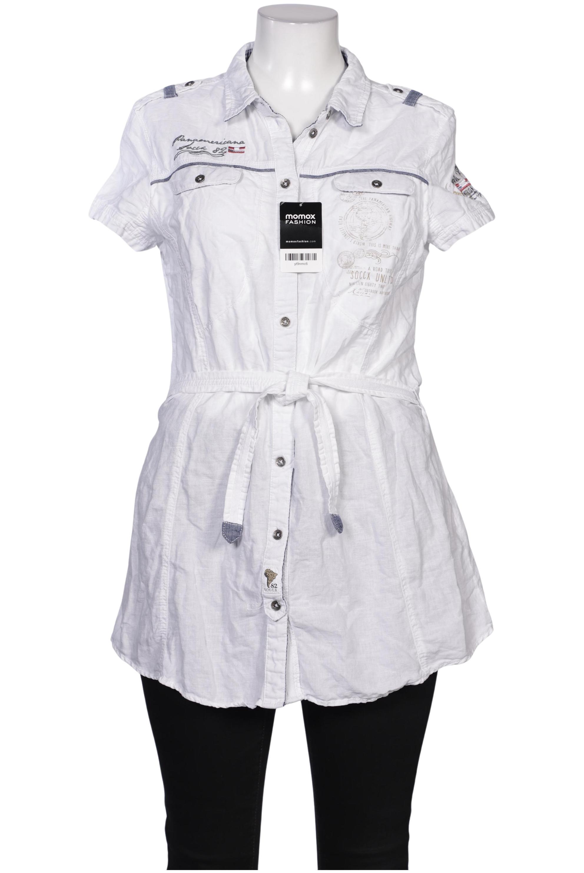 

Soccx Damen Bluse, weiß, Gr. 40